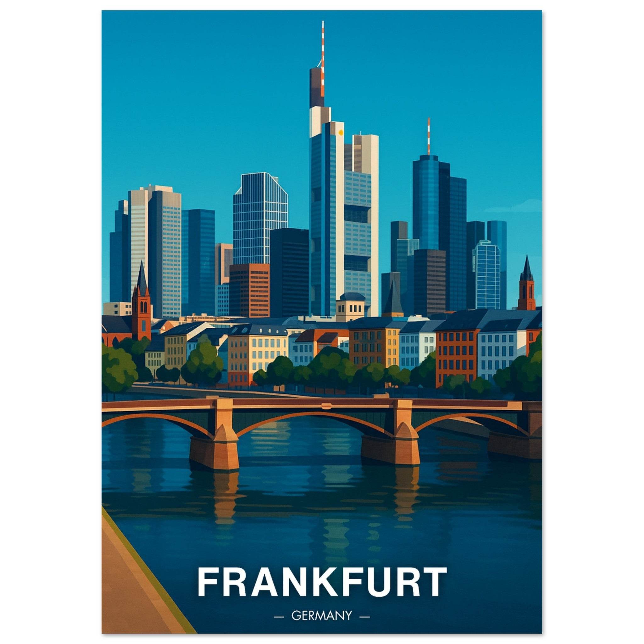 Frankfurt Poster - Geoprints