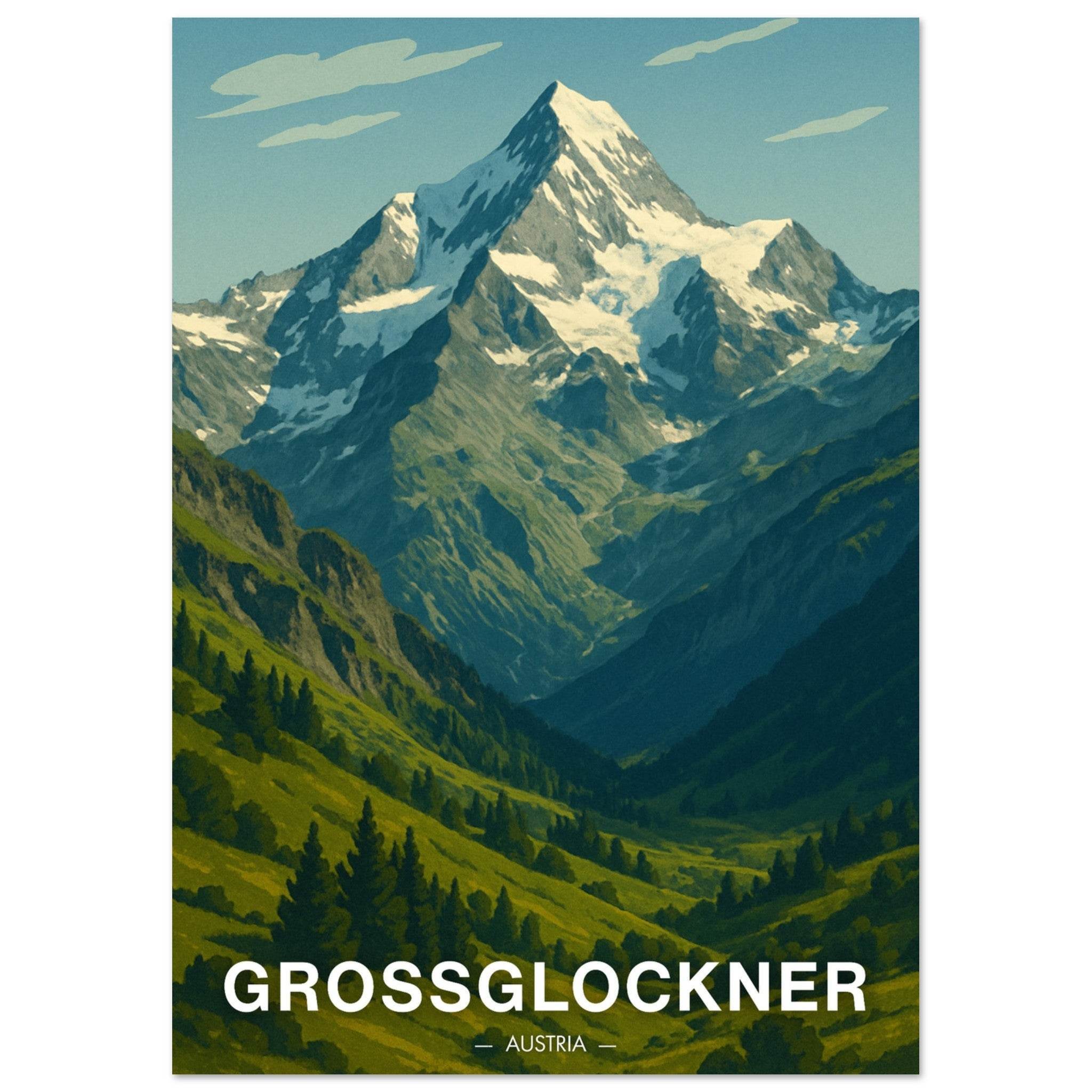 Grossglockner Poster - Geoprints