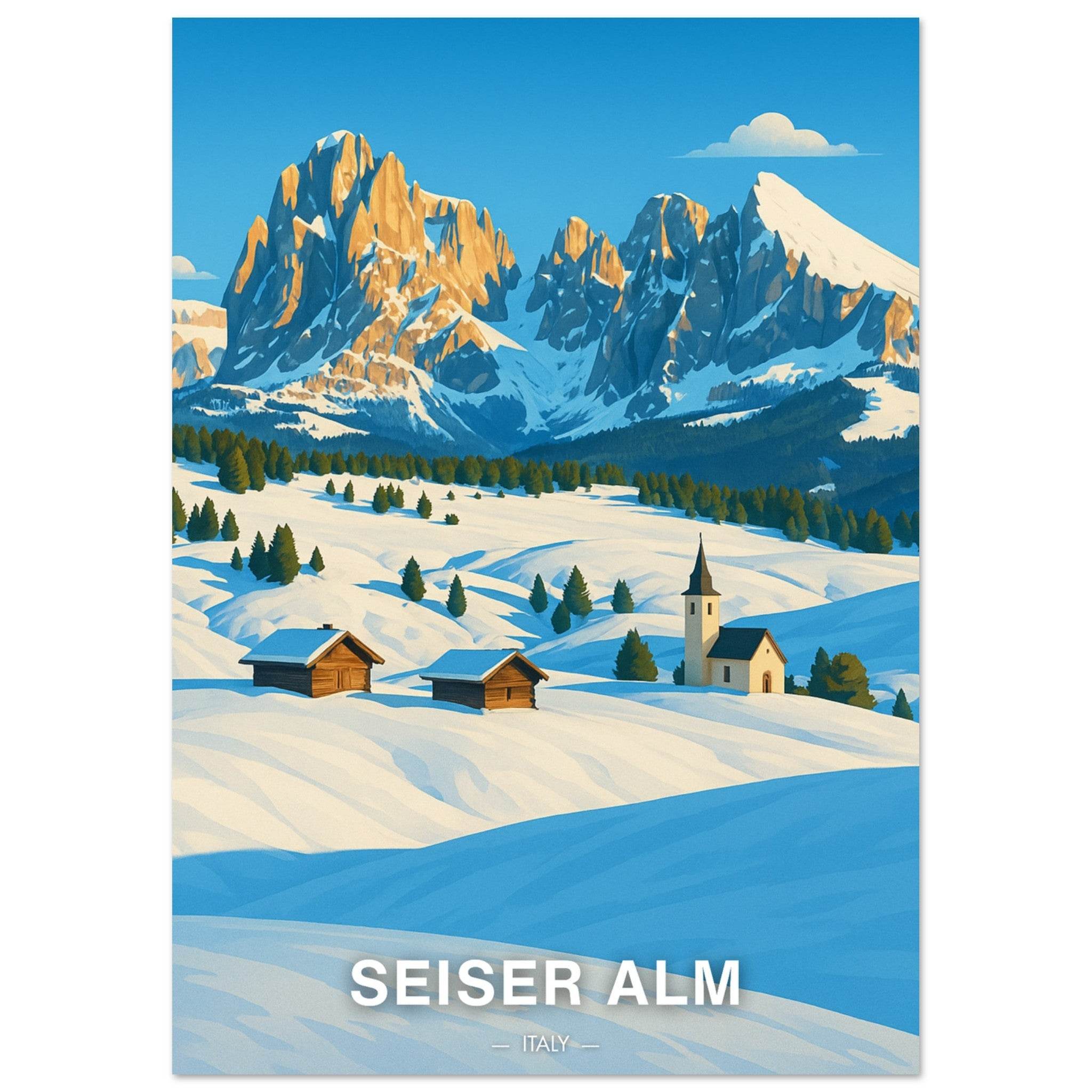 Seiser Alm Poster - Geoprints