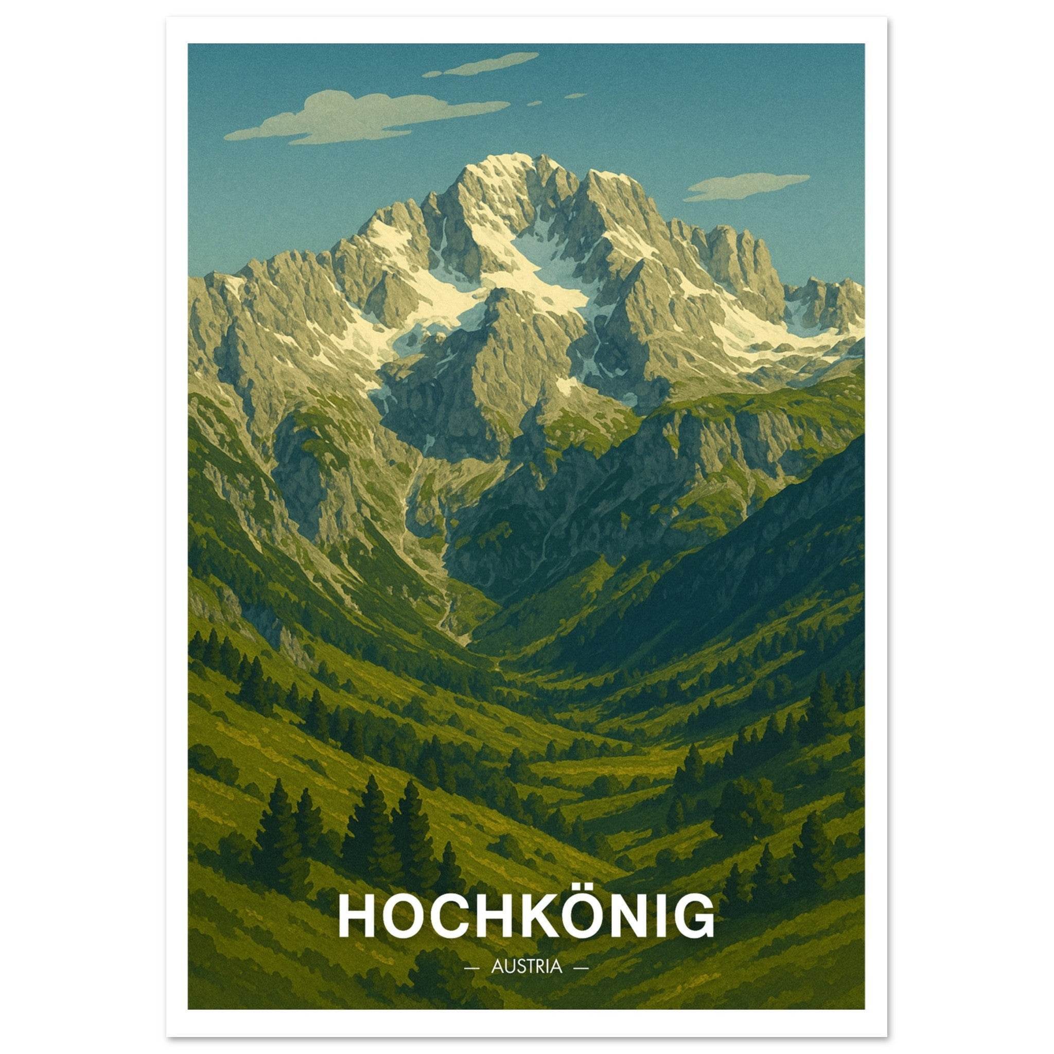 Hochkönig Poster - Geoprints