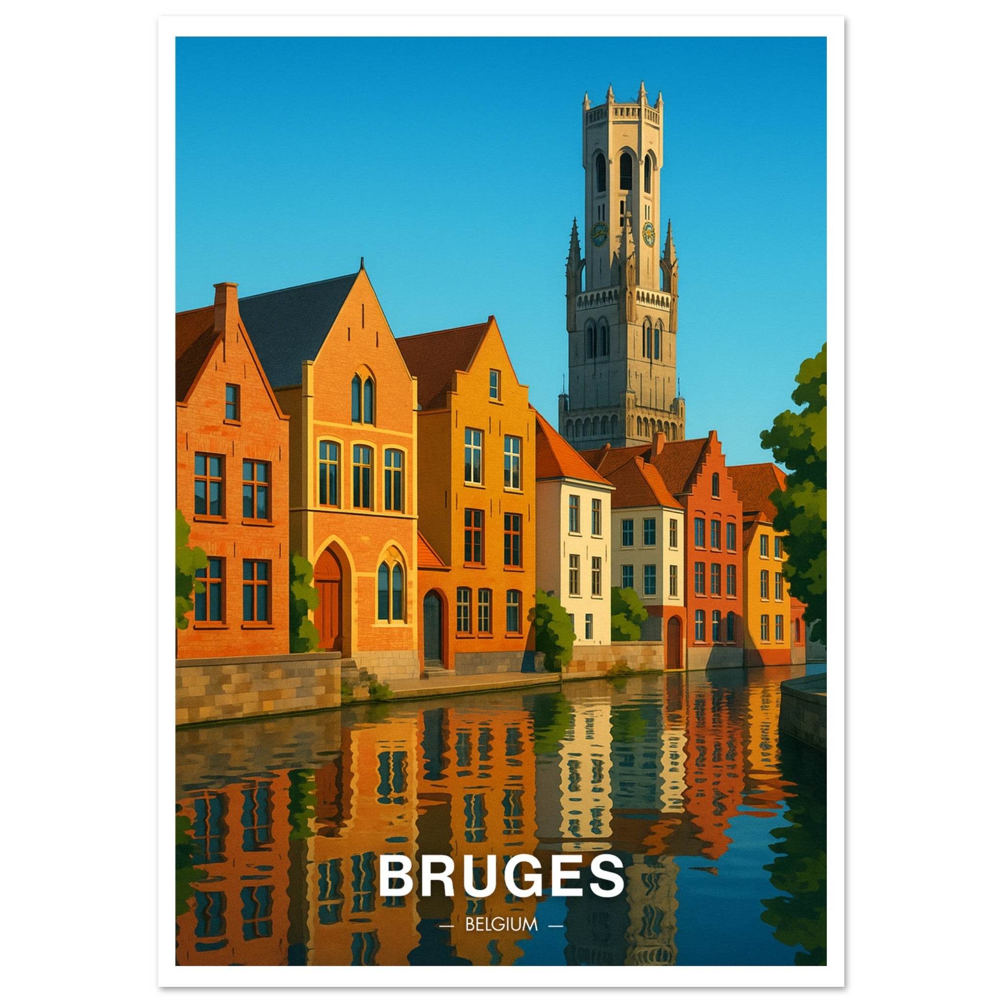 Brügge Poster - Geoprints