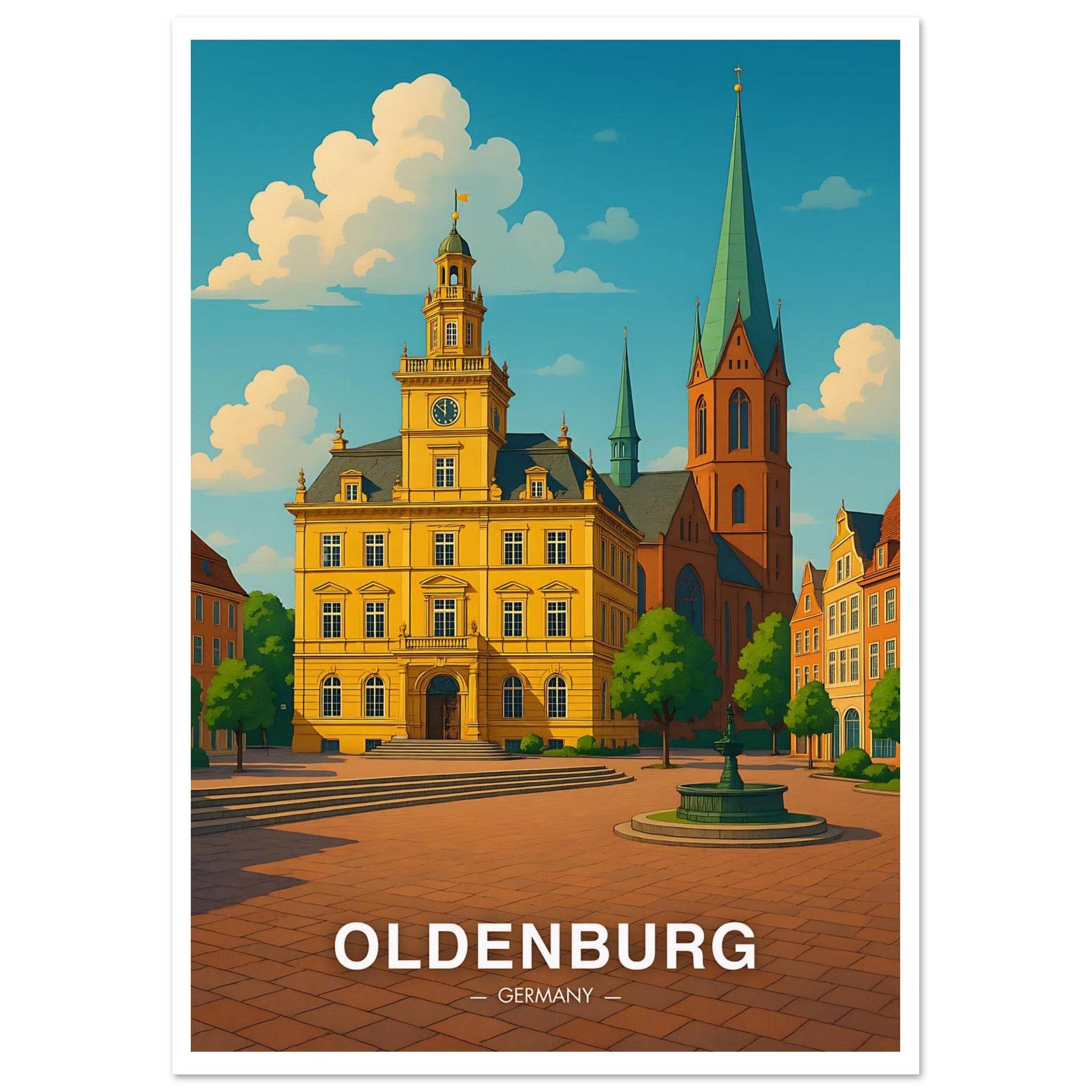 Oldenburg Poster - Geoprints
