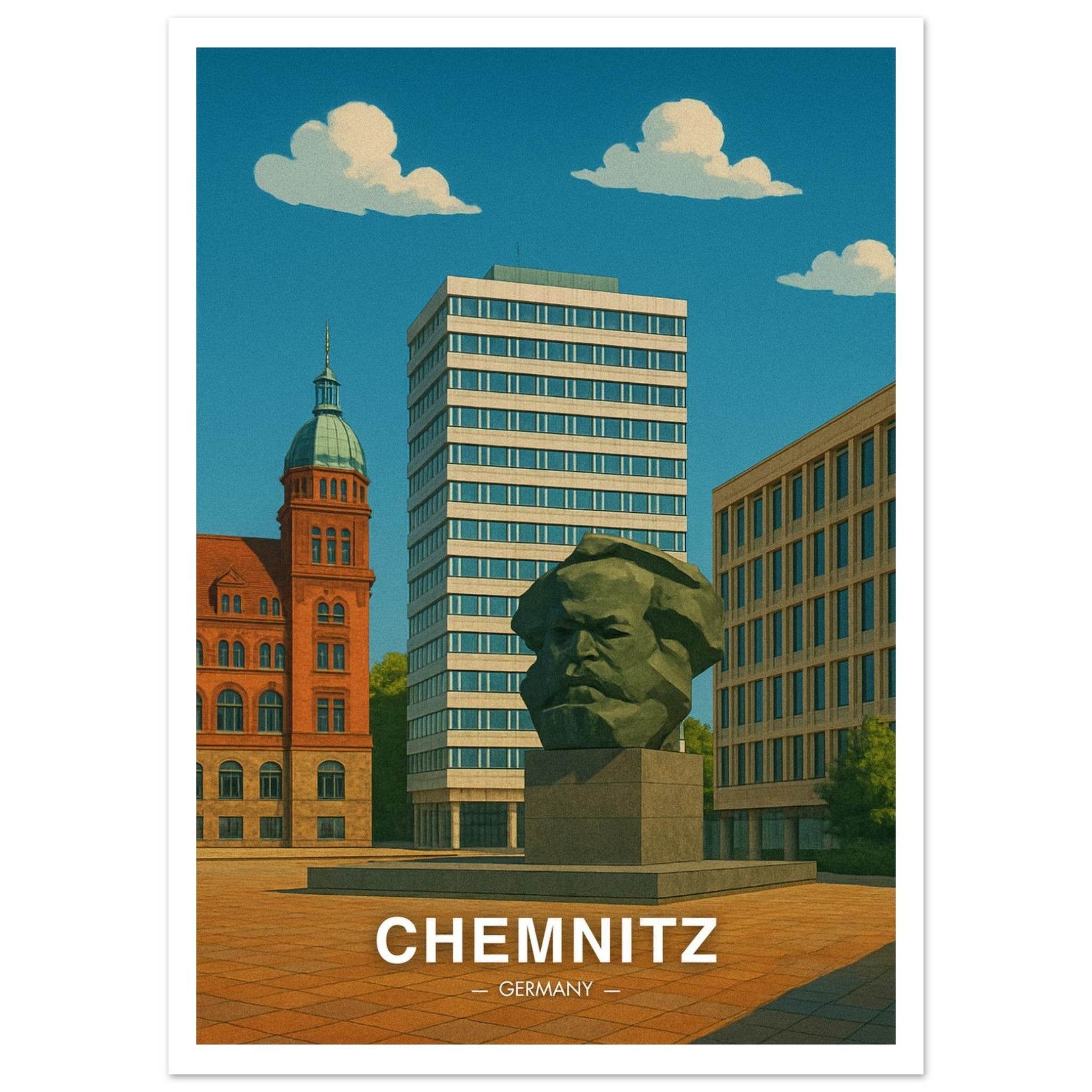 Chemnitz Poster - Geoprints
