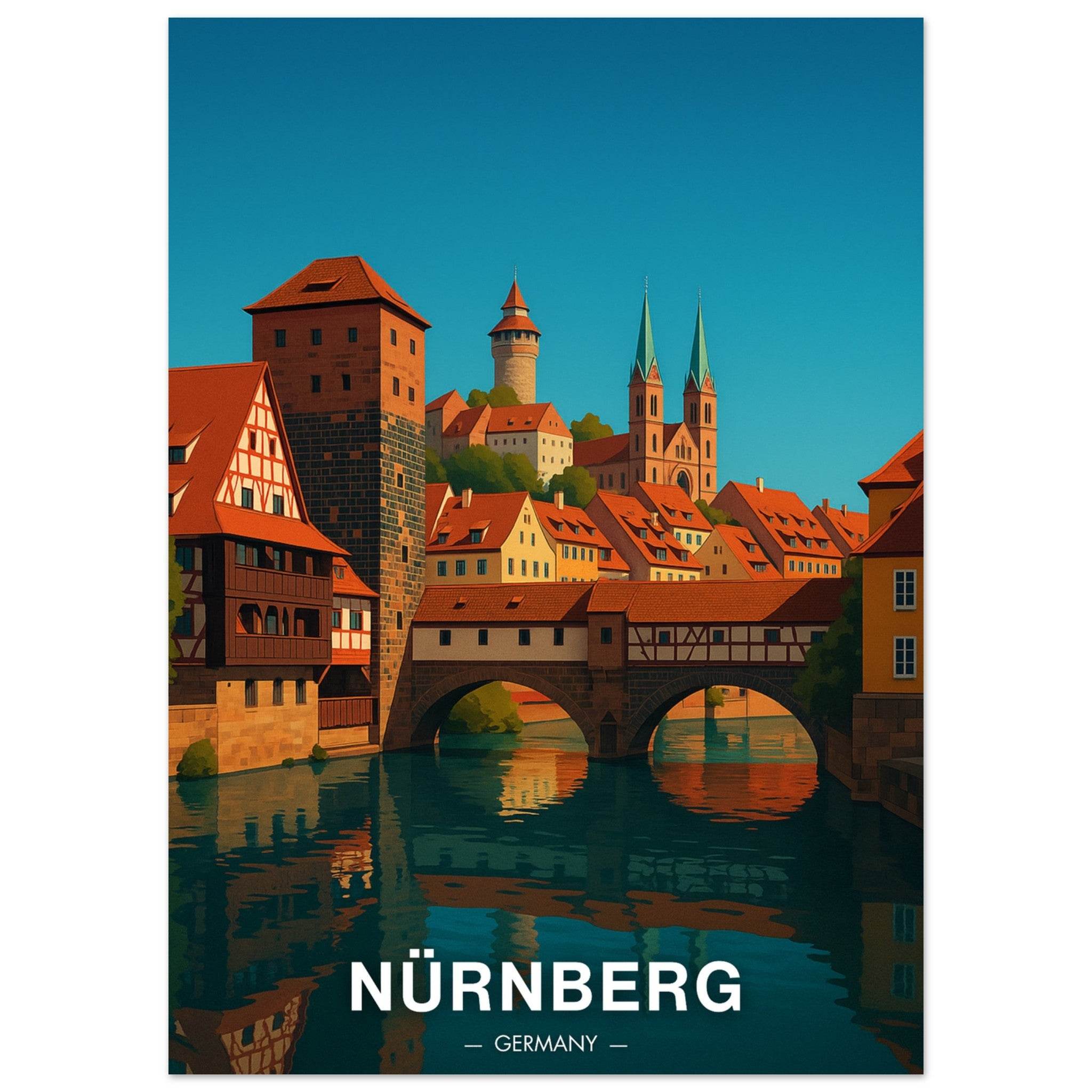 Nürnberg Poster - Geoprints