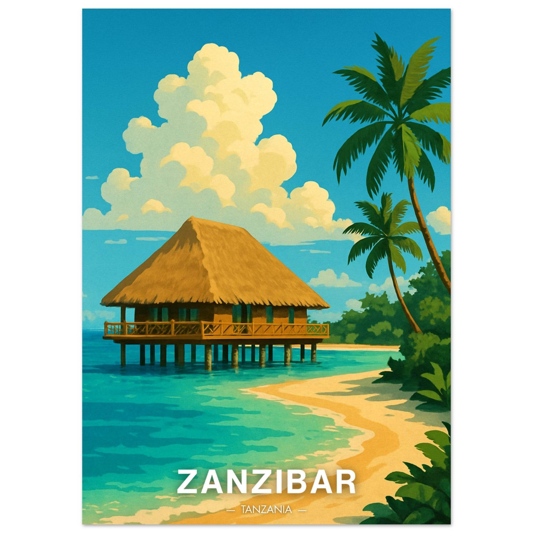 Zanzibar Poster - Geoprints