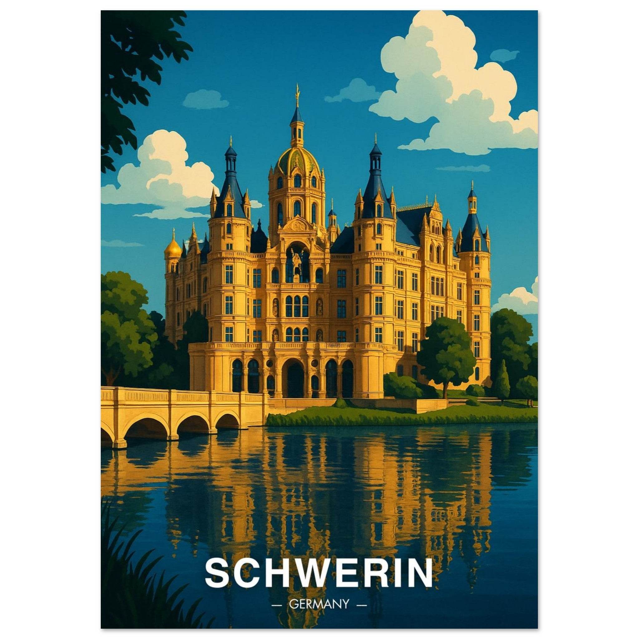Schwerin Poster - Geoprints