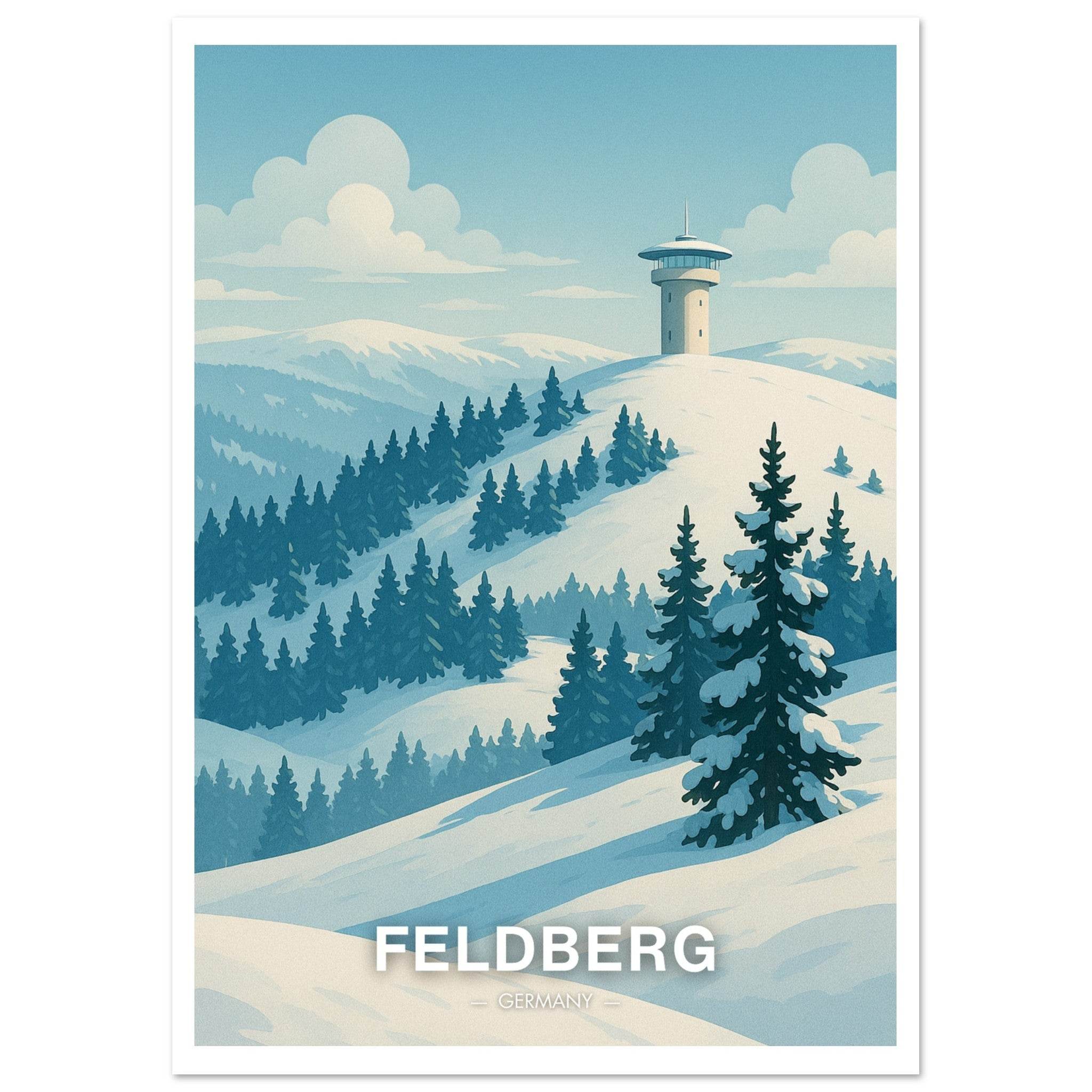 Feldberg Poster - Geoprints