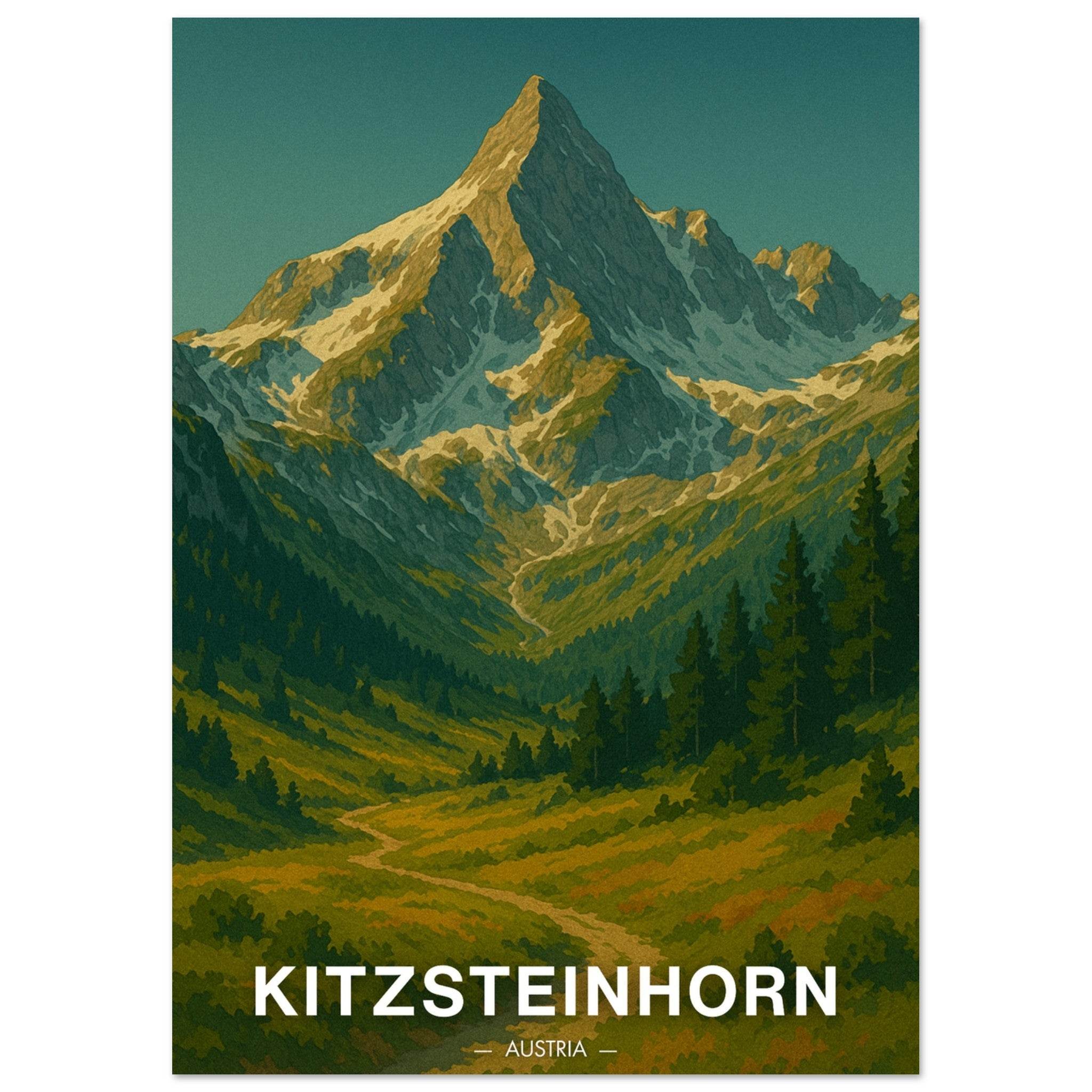 Kitzsteinhorn Poster - Geoprints