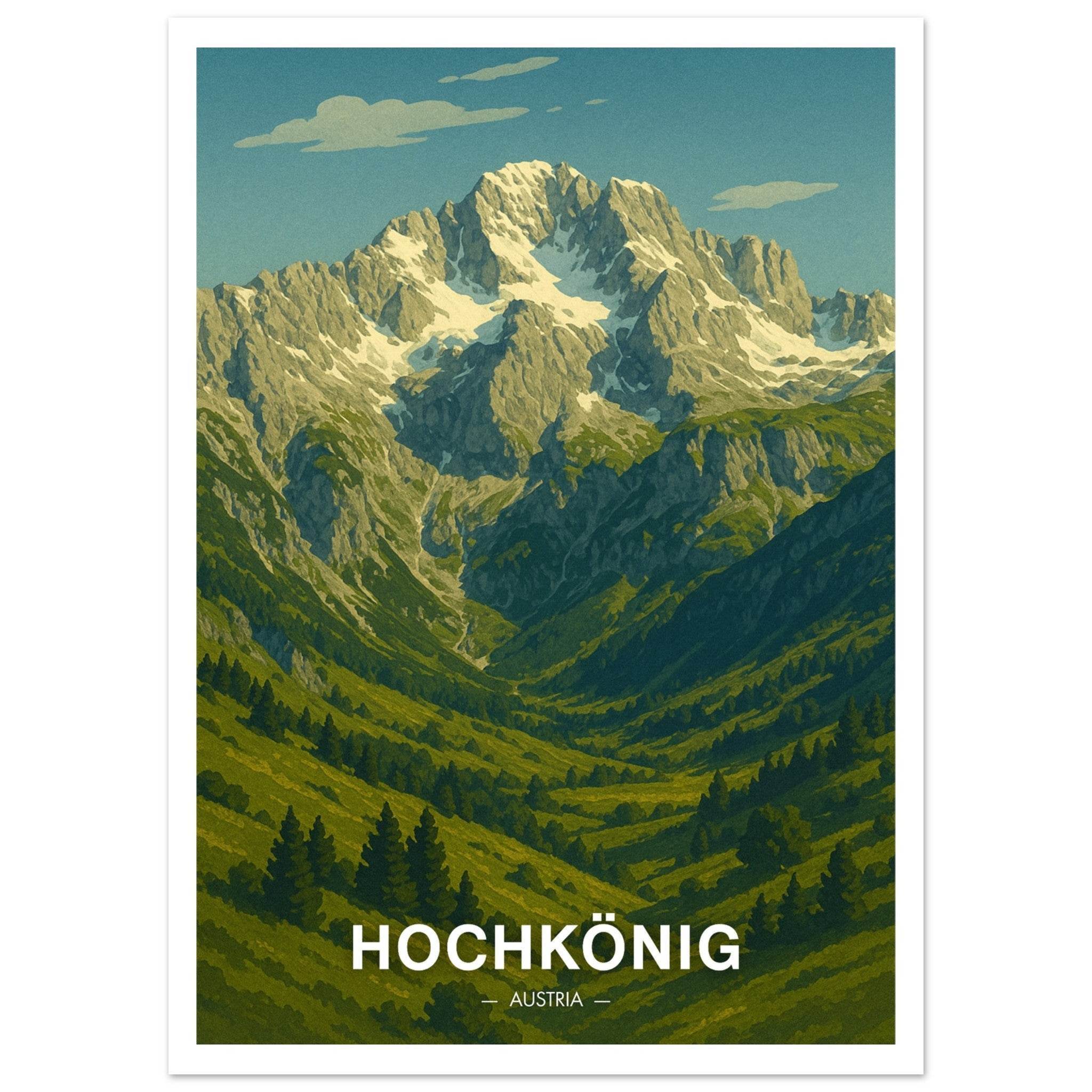 Hochkönig Poster - Geoprints