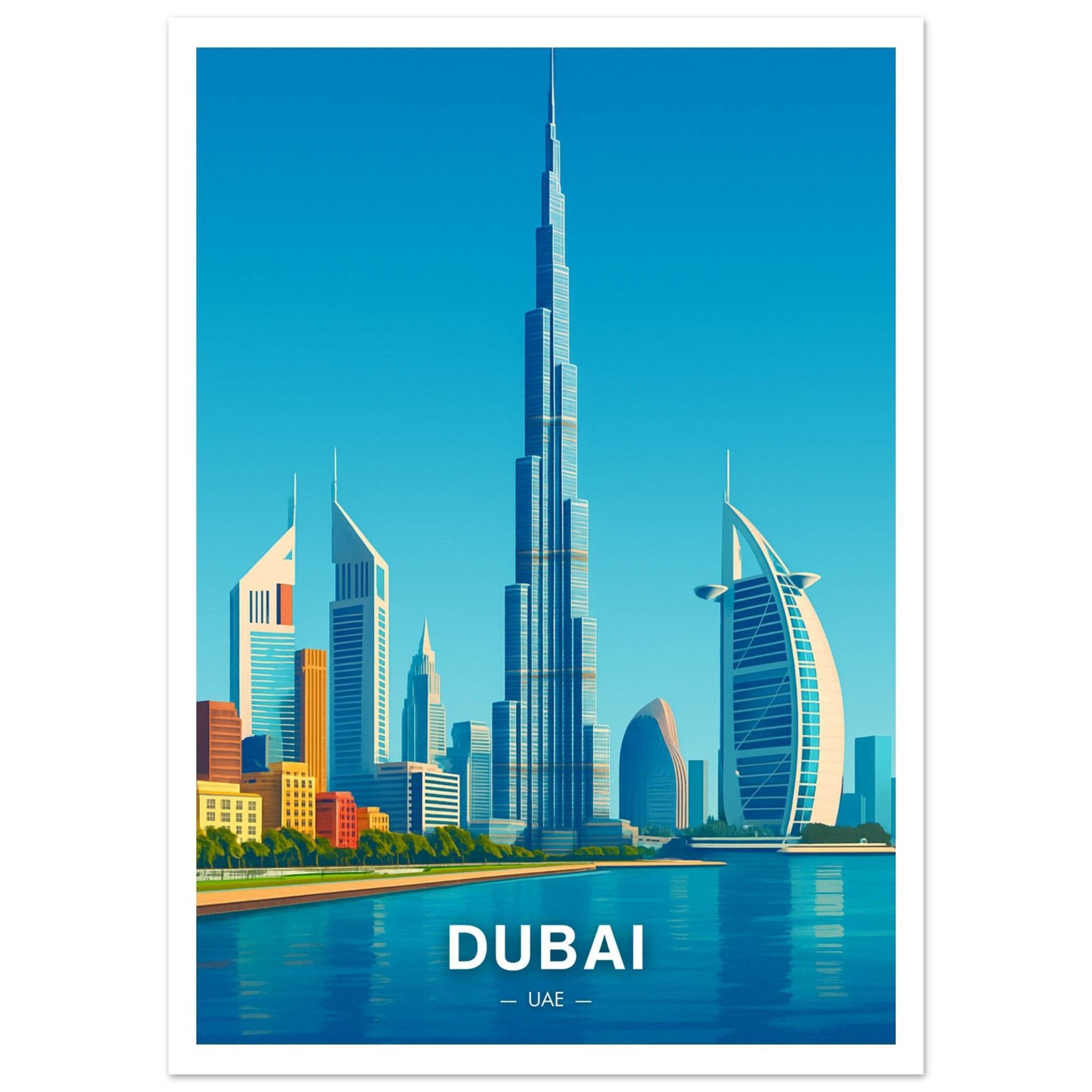 Dubai Poster - Geoprints