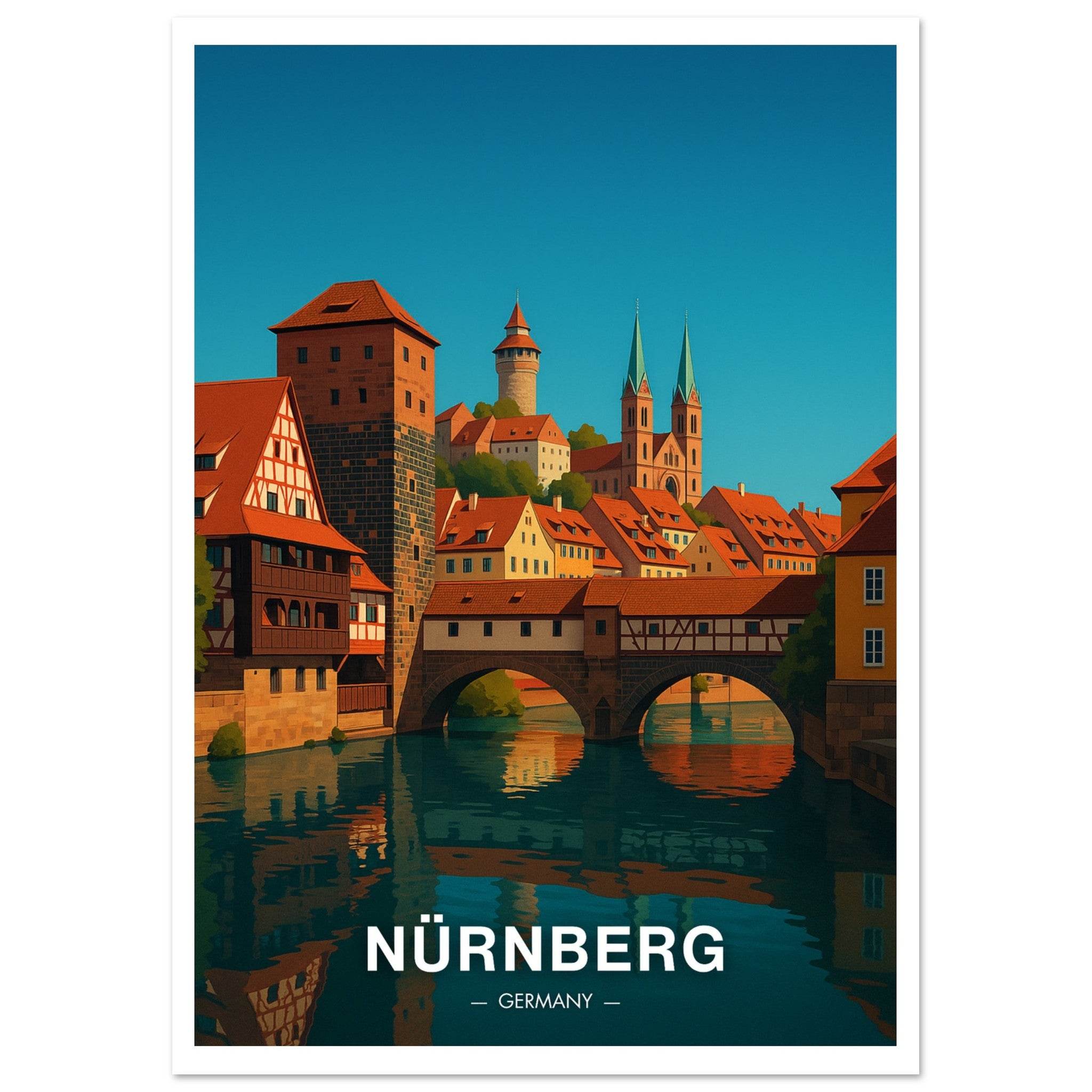 Nürnberg Poster - Geoprints