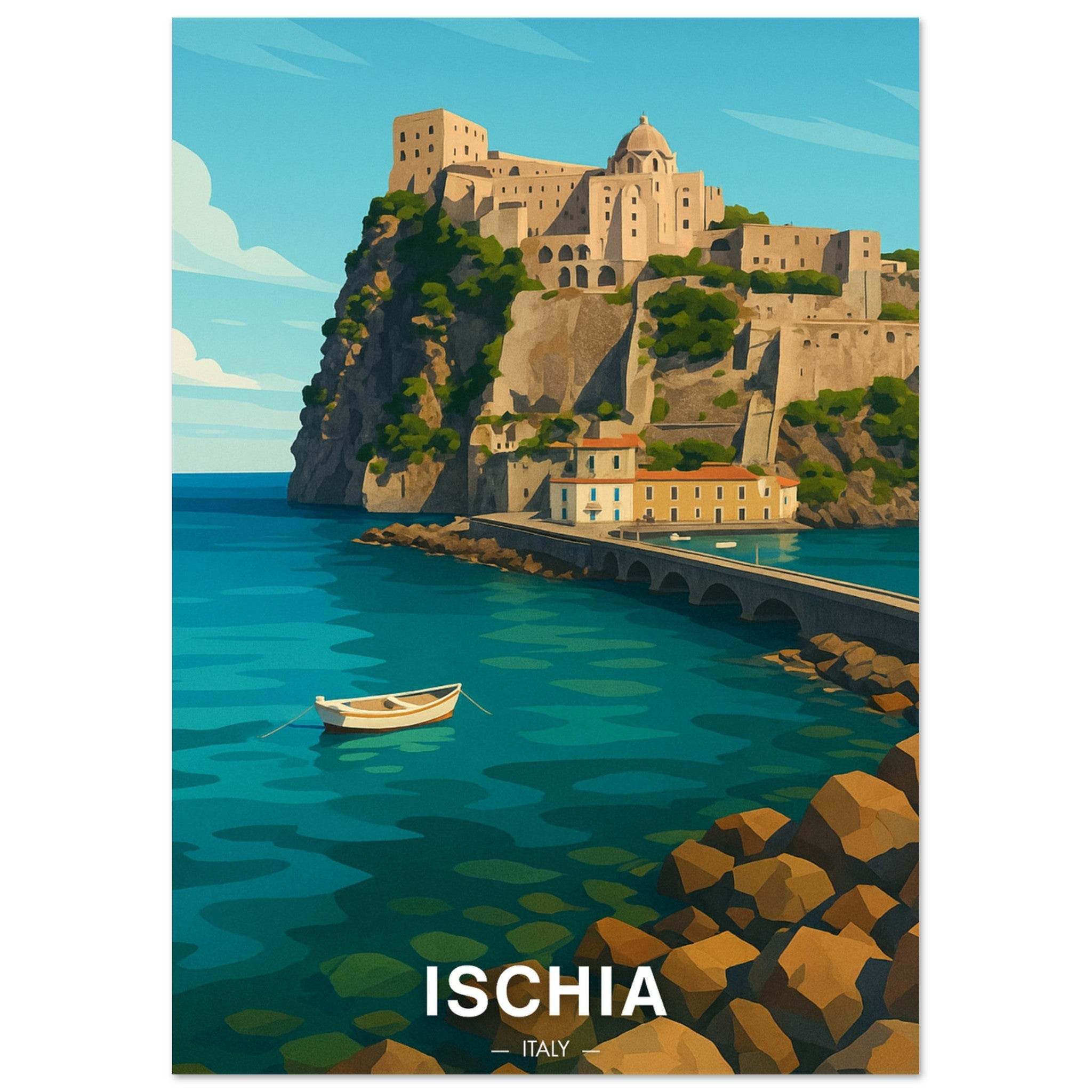 Ischia Poster - Geoprints