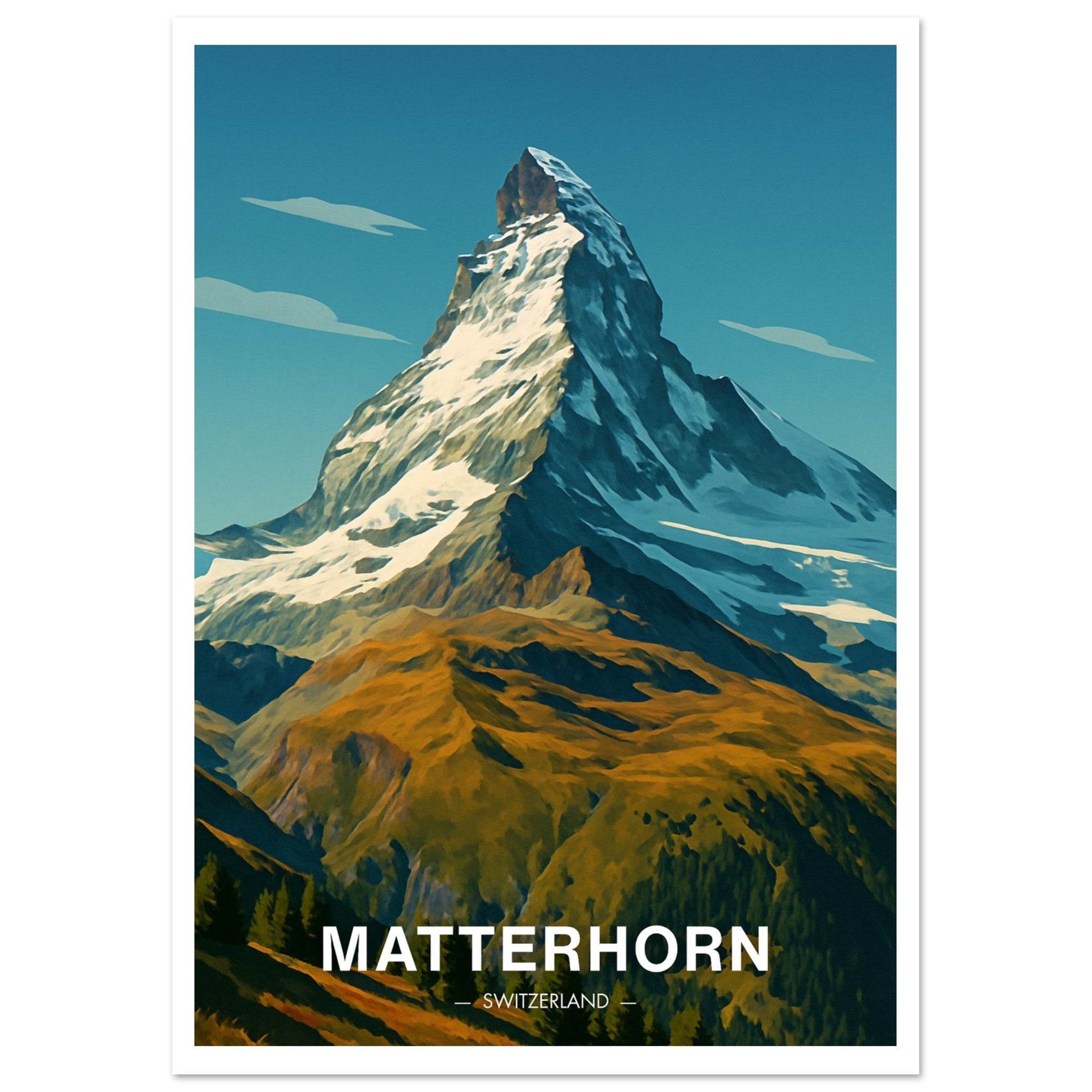 Matterhorn Poster - Geoprints