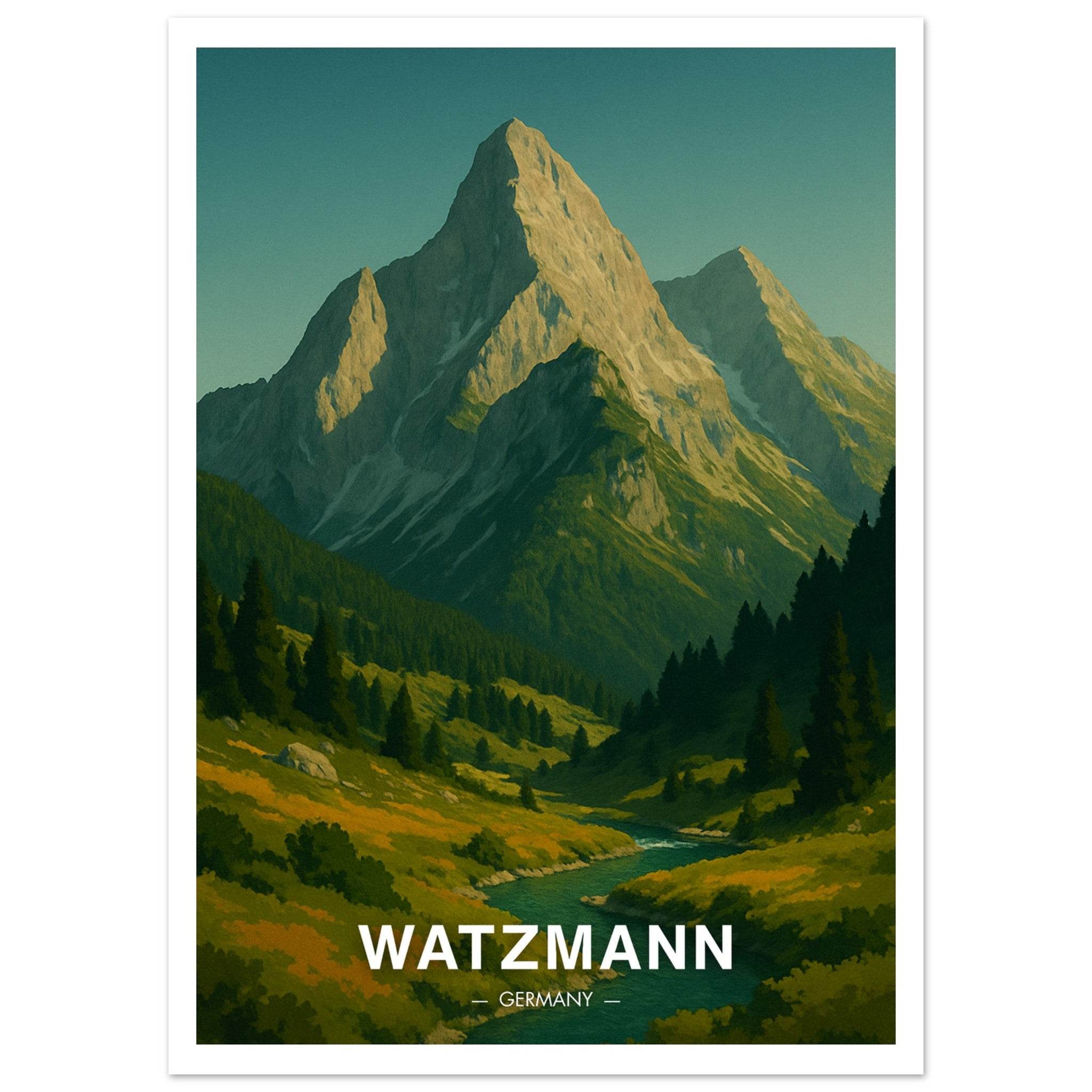 Watzmann Poster - Geoprints
