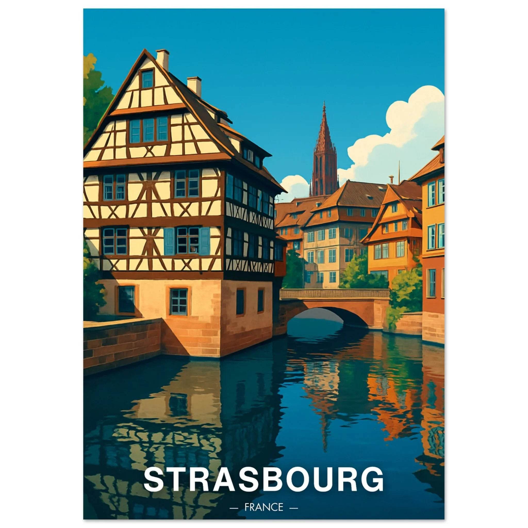 Staßburg Poster - Geoprints