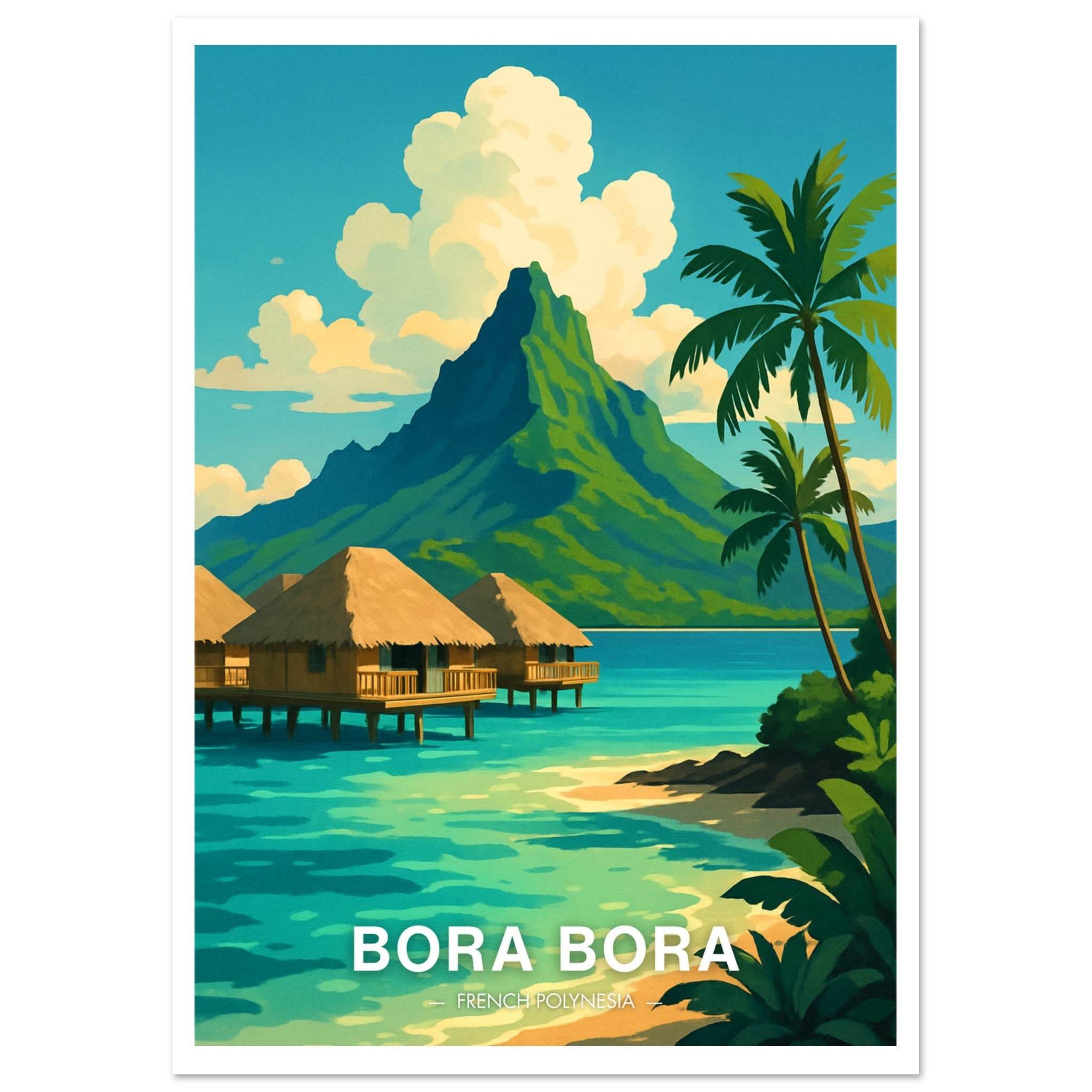 Bora Bora Poster - Geoprints