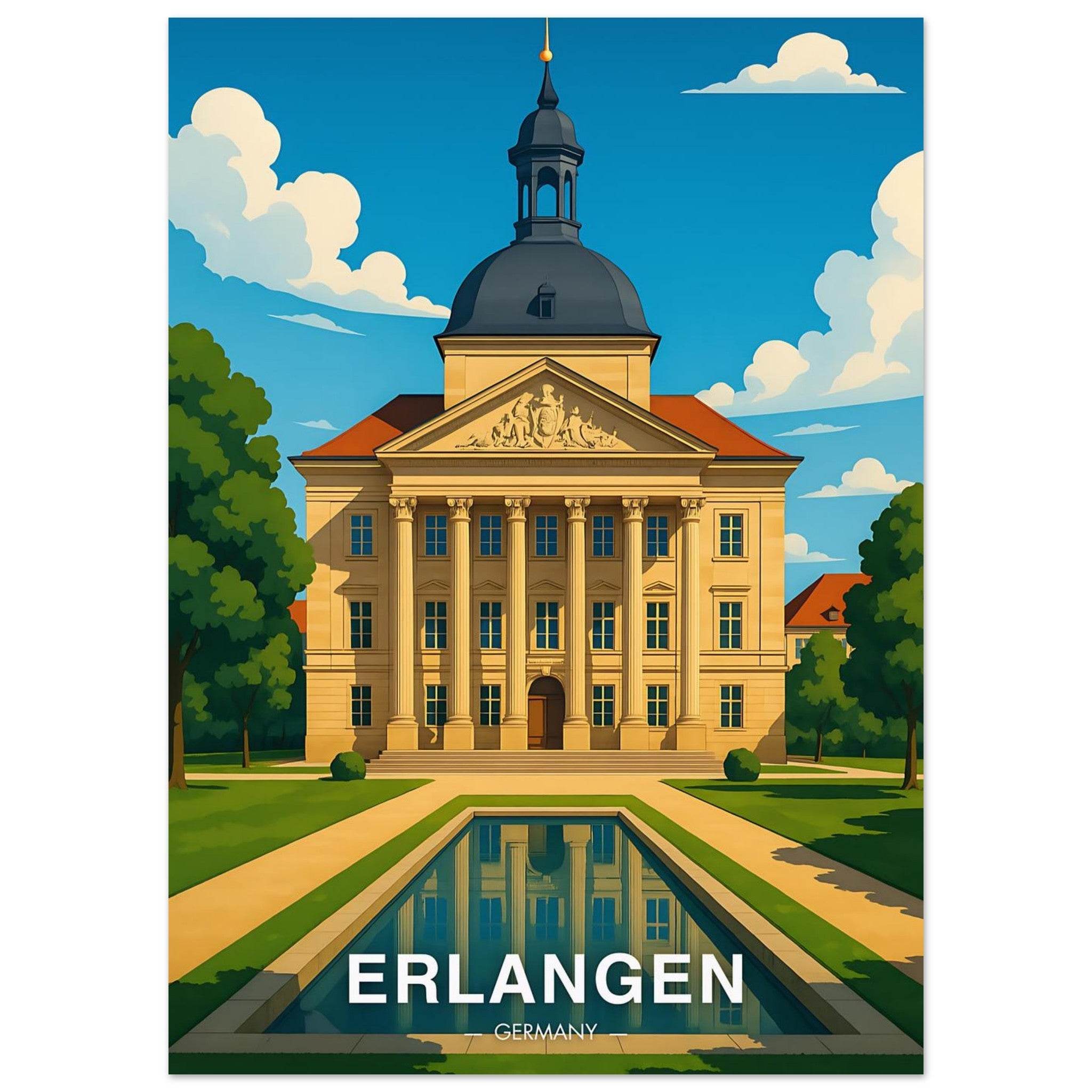 Erlangen Poster - Geoprints