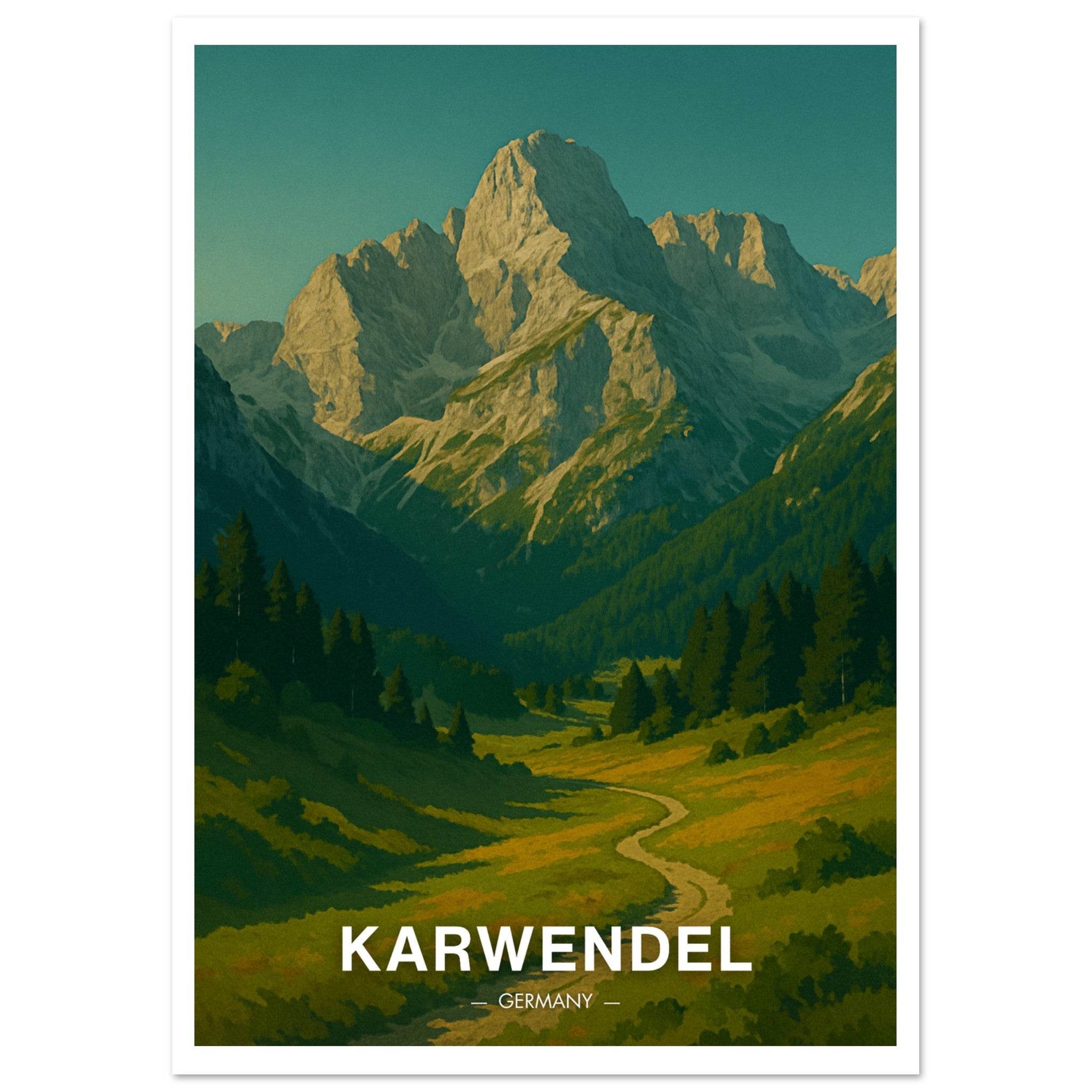 Karwendel Poster - Geoprints