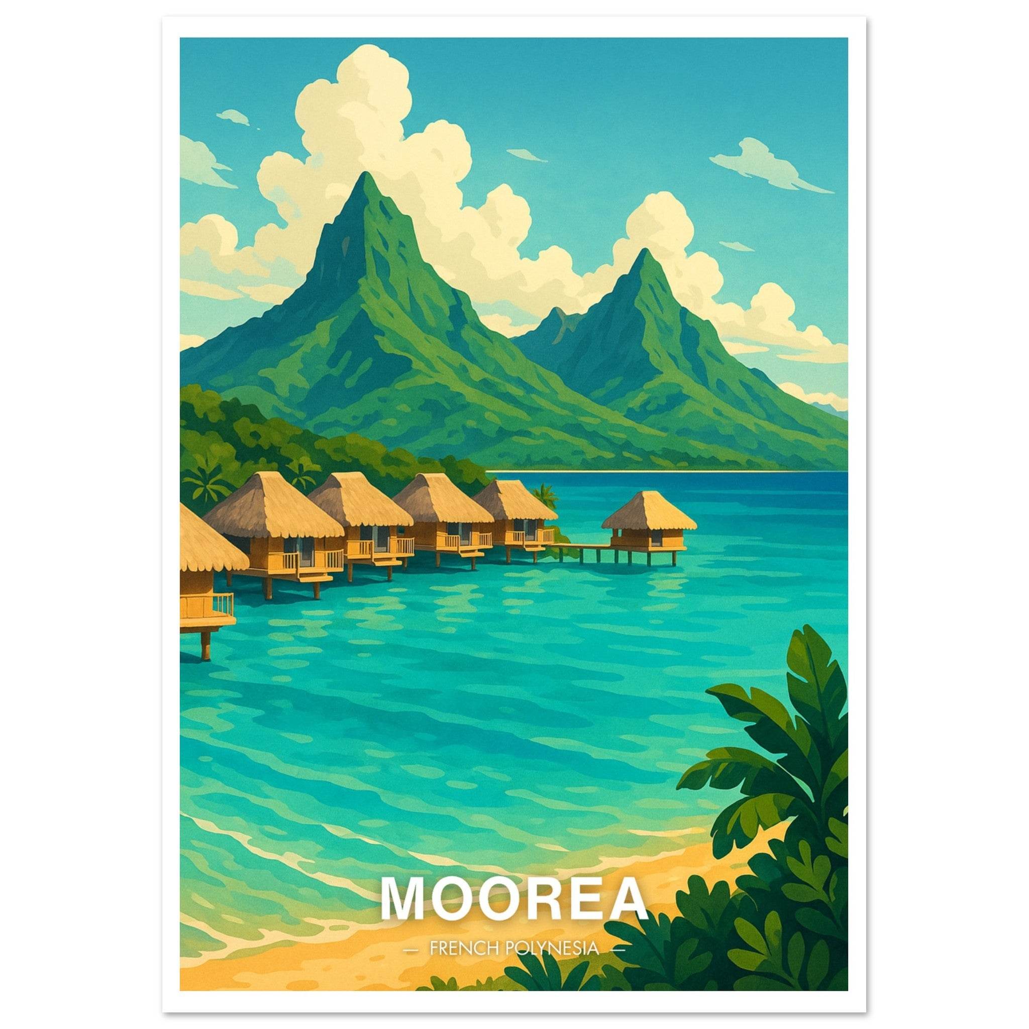 Moorea Poster - Geoprints