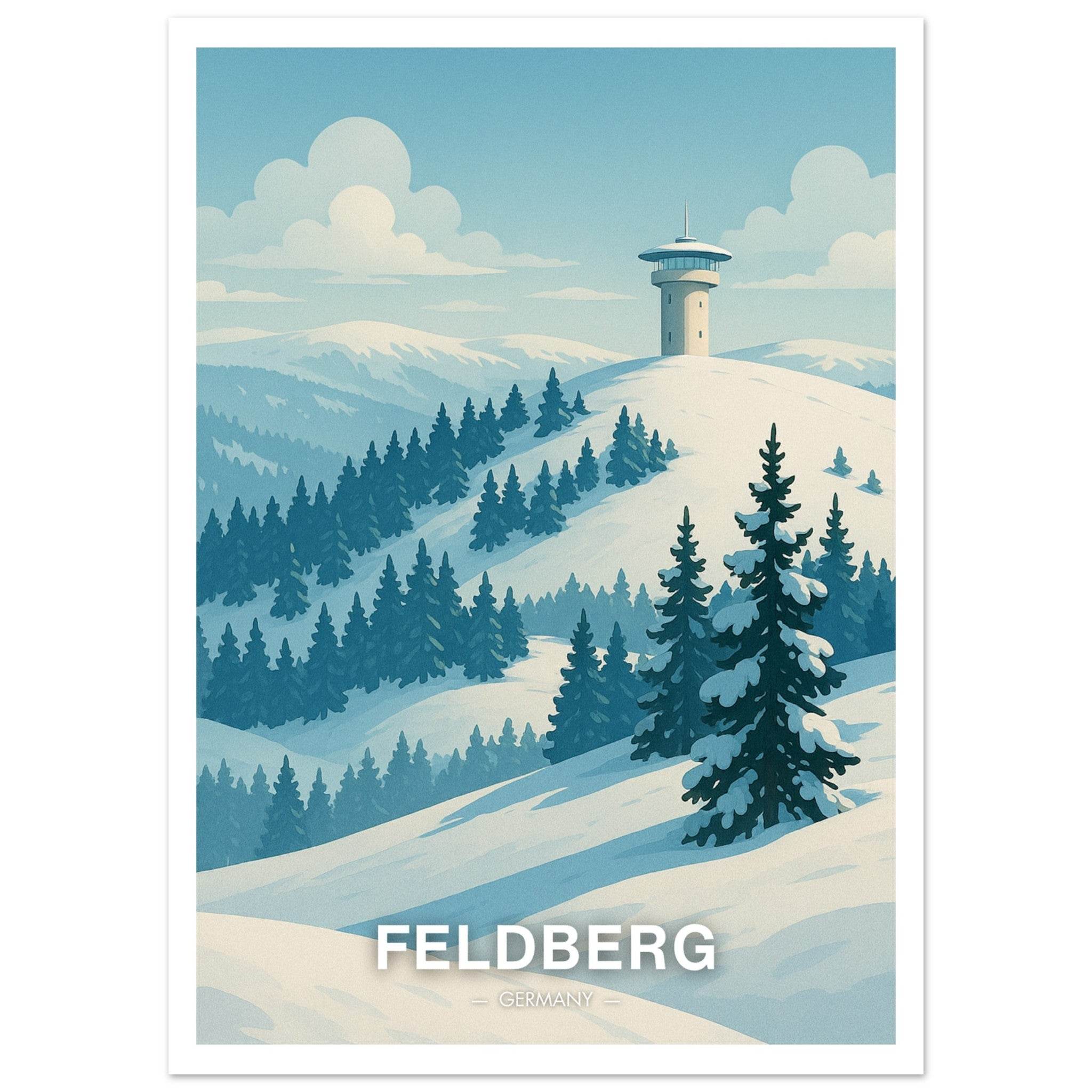 Feldberg Poster - Geoprints