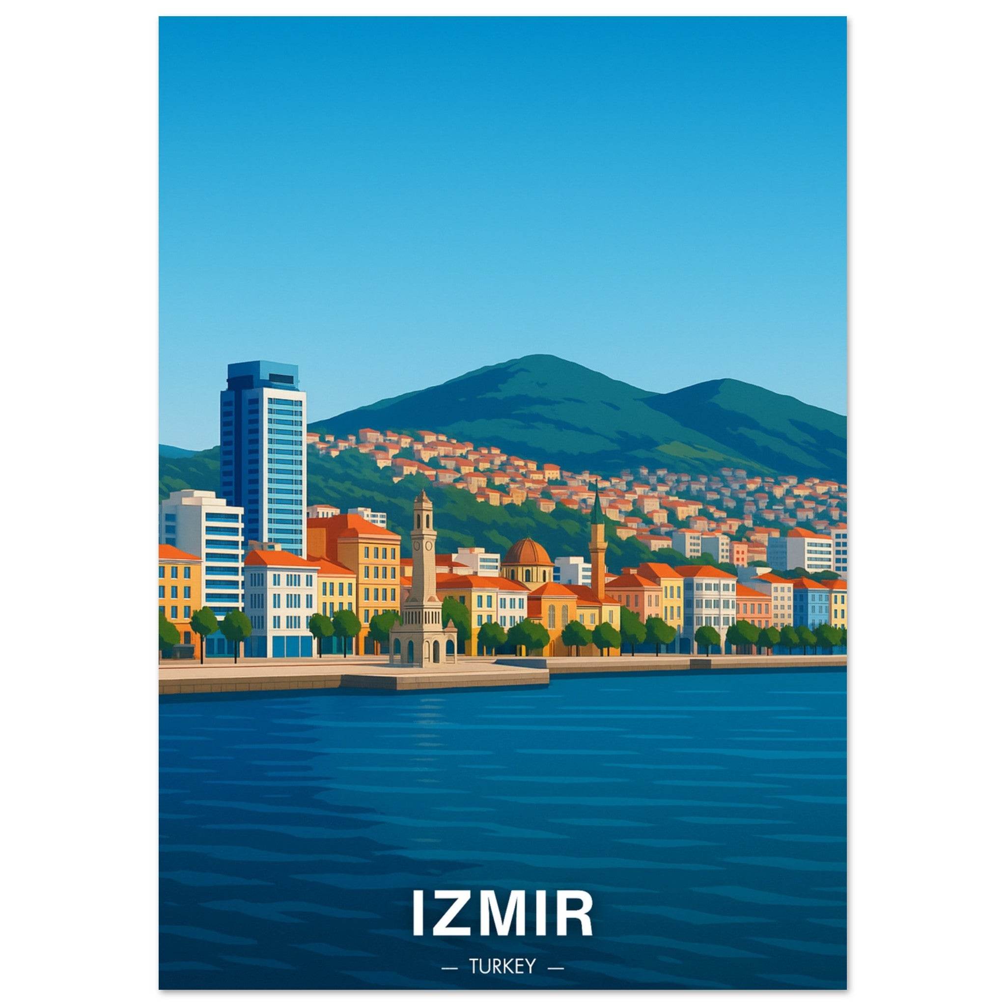 Izmir Poster - Geoprints