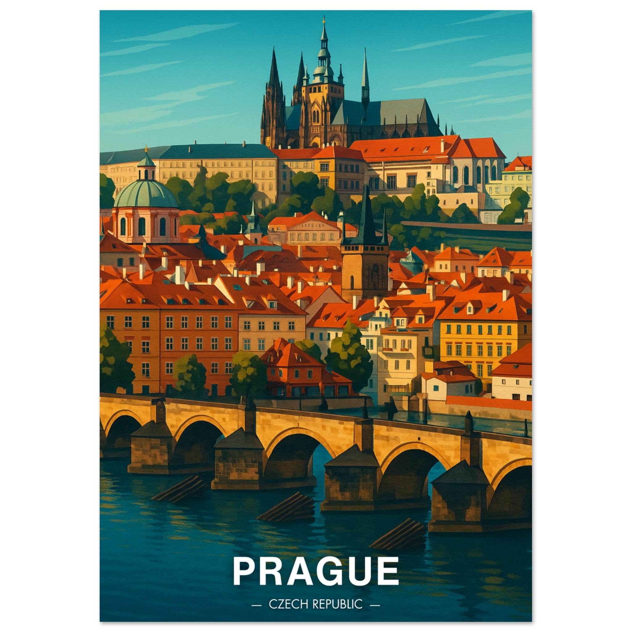 Prag Poster - Geoprints