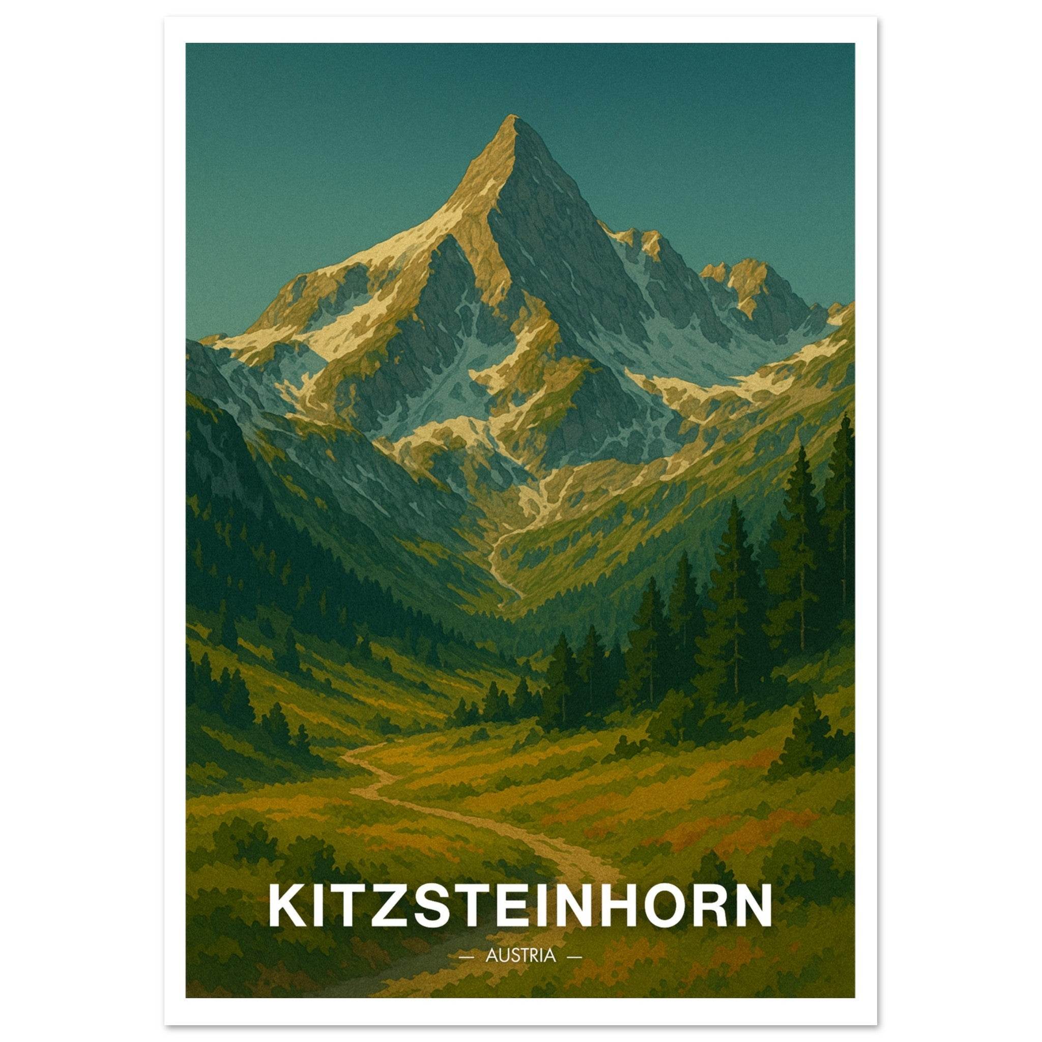 Kitzsteinhorn Poster - Geoprints
