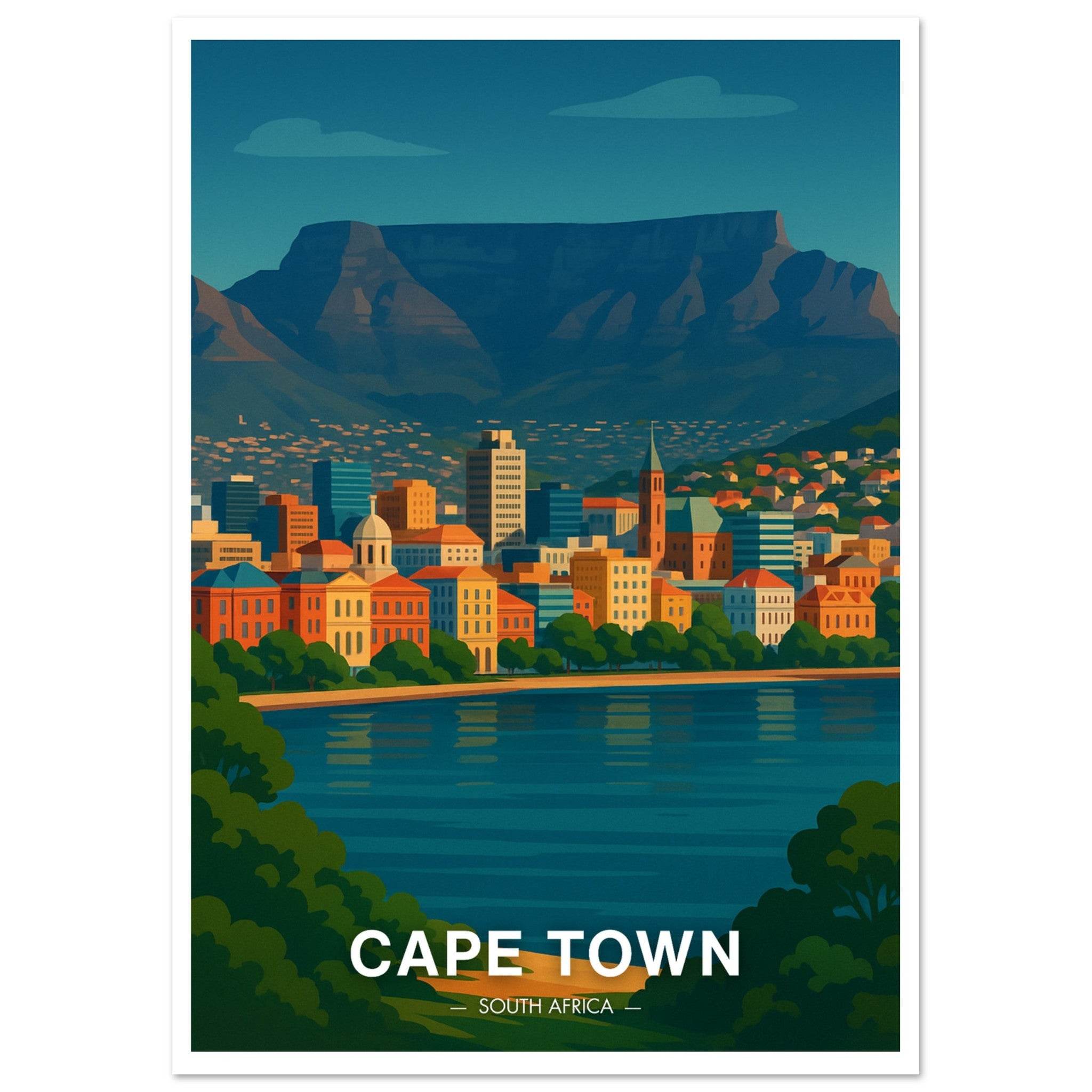 Kapstadt Poster - Geoprints