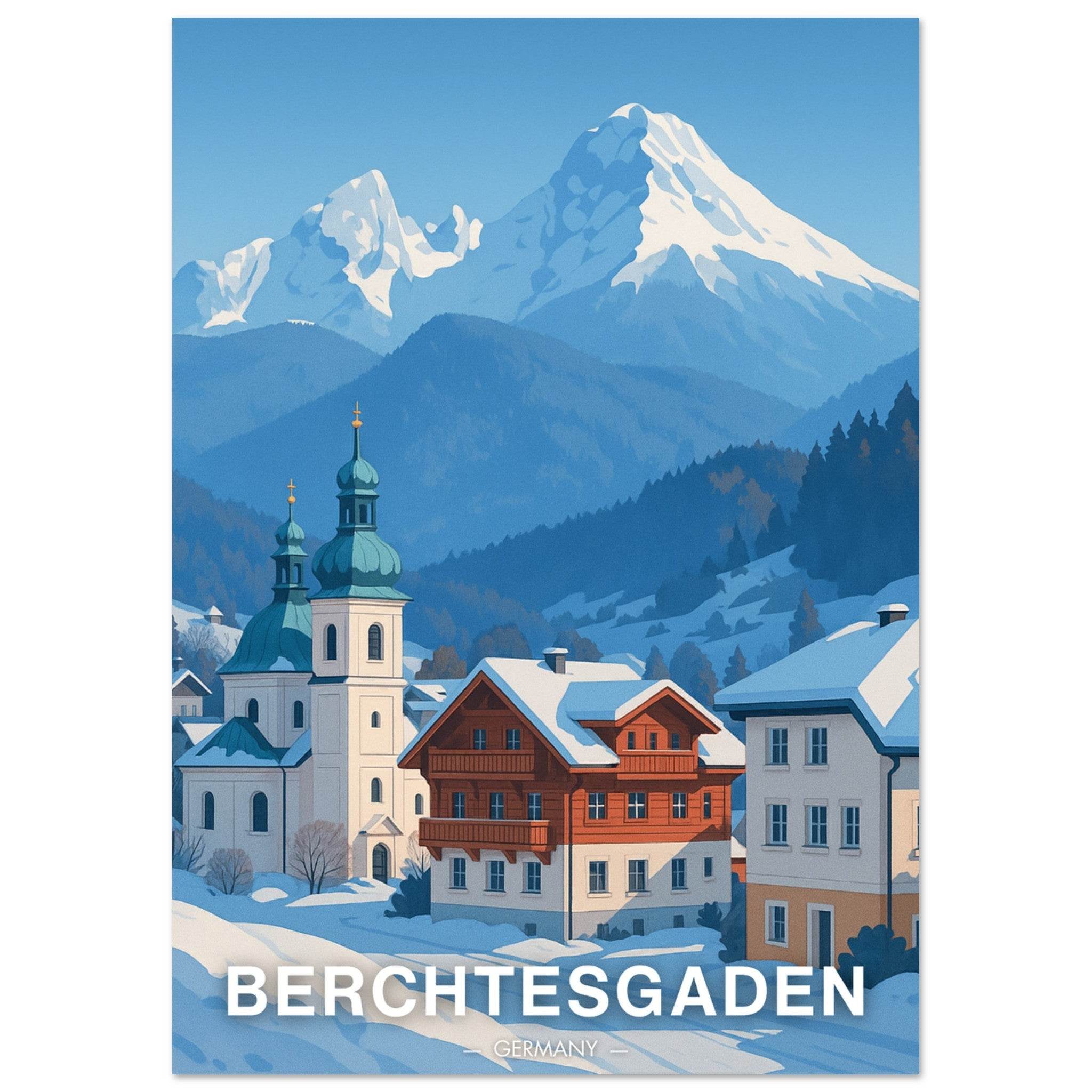 Berchtesgaden Poster - Geoprints