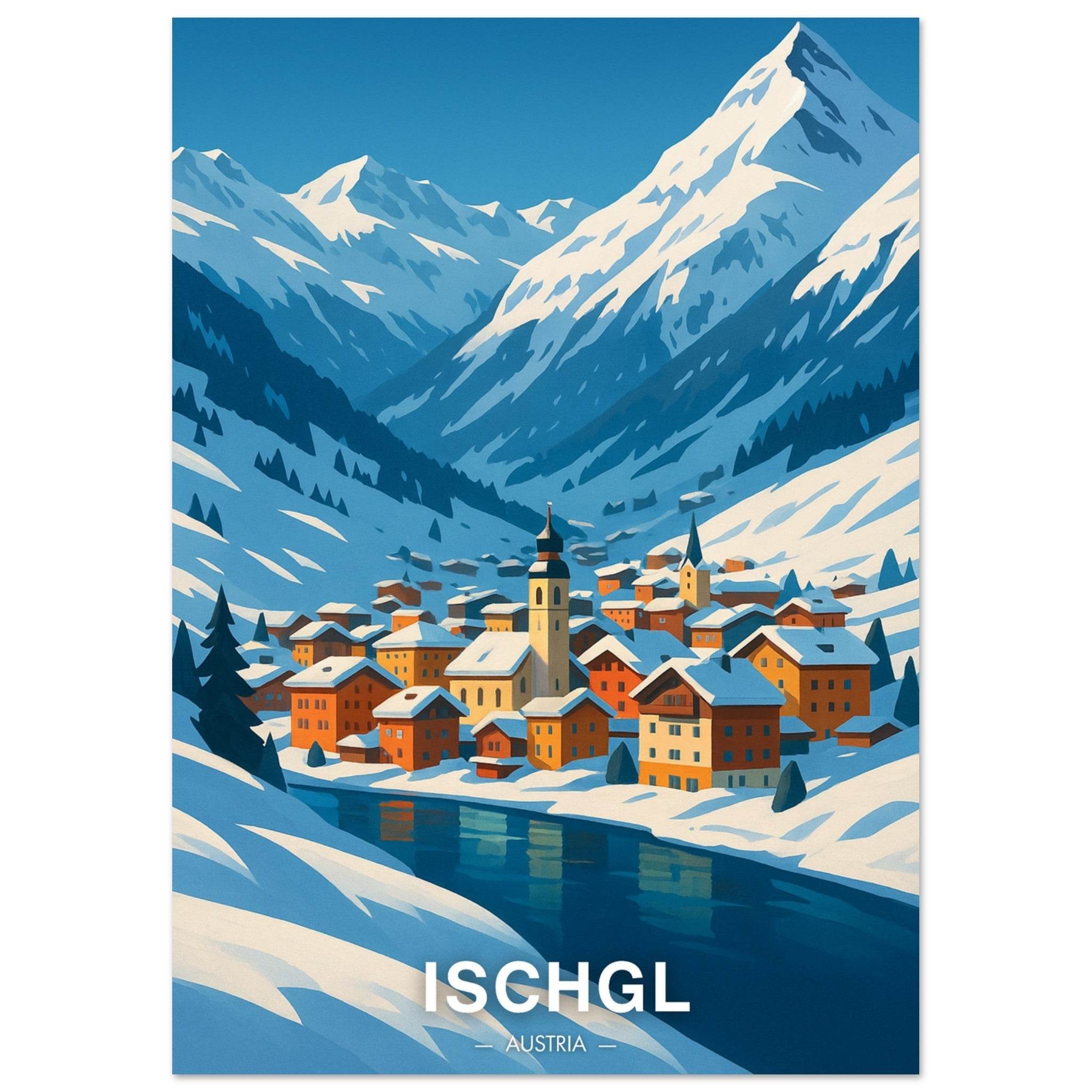 Ischgl Poster - Geoprints