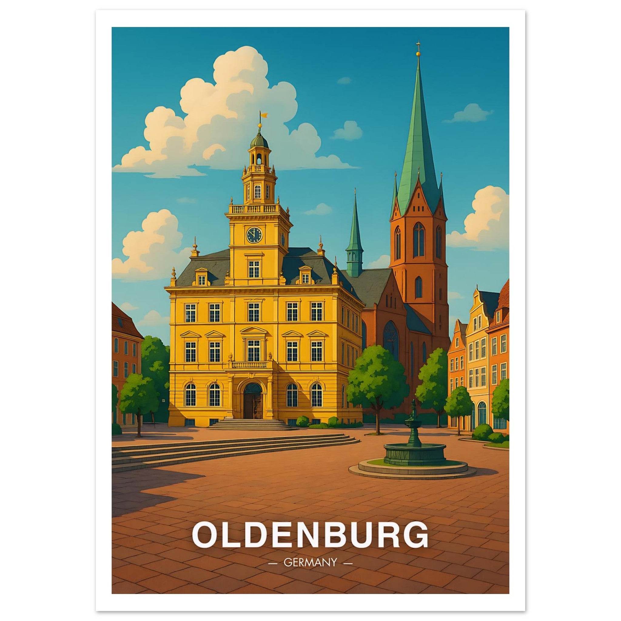 Oldenburg Poster - Geoprints