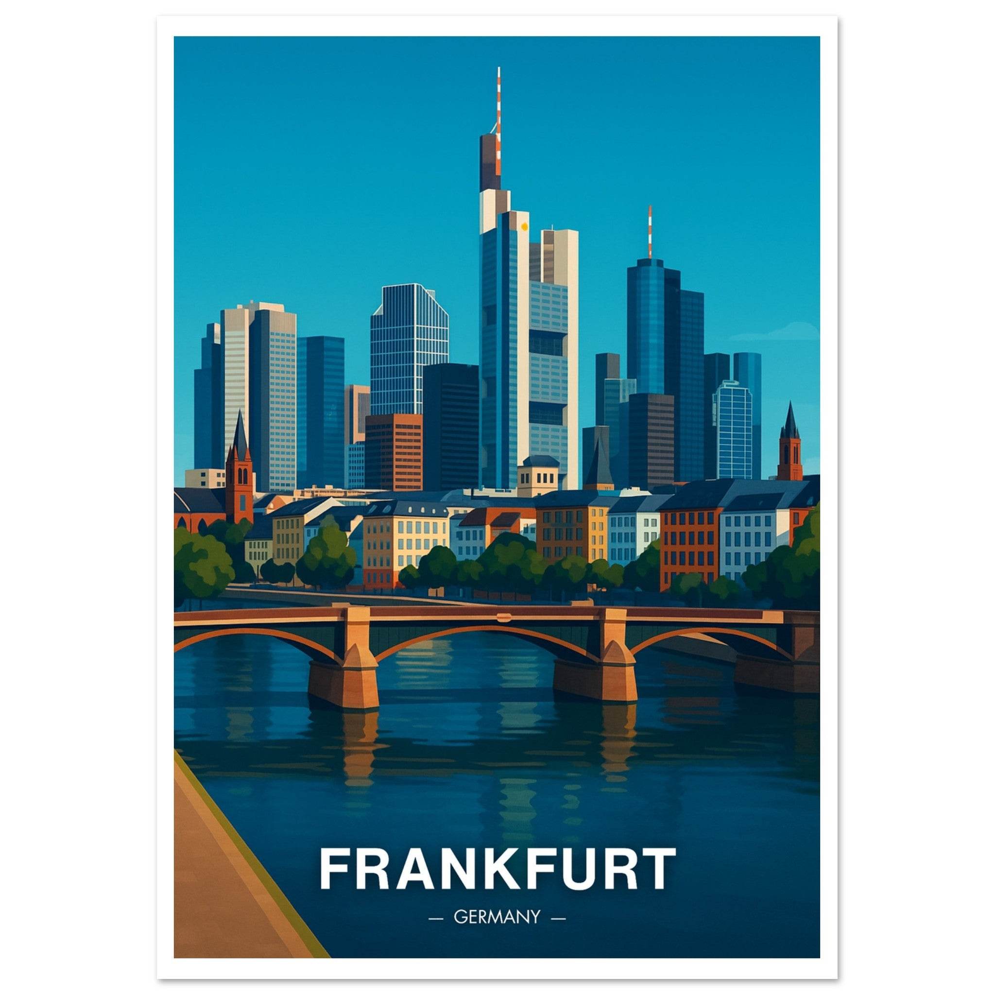 Frankfurt Poster - Geoprints