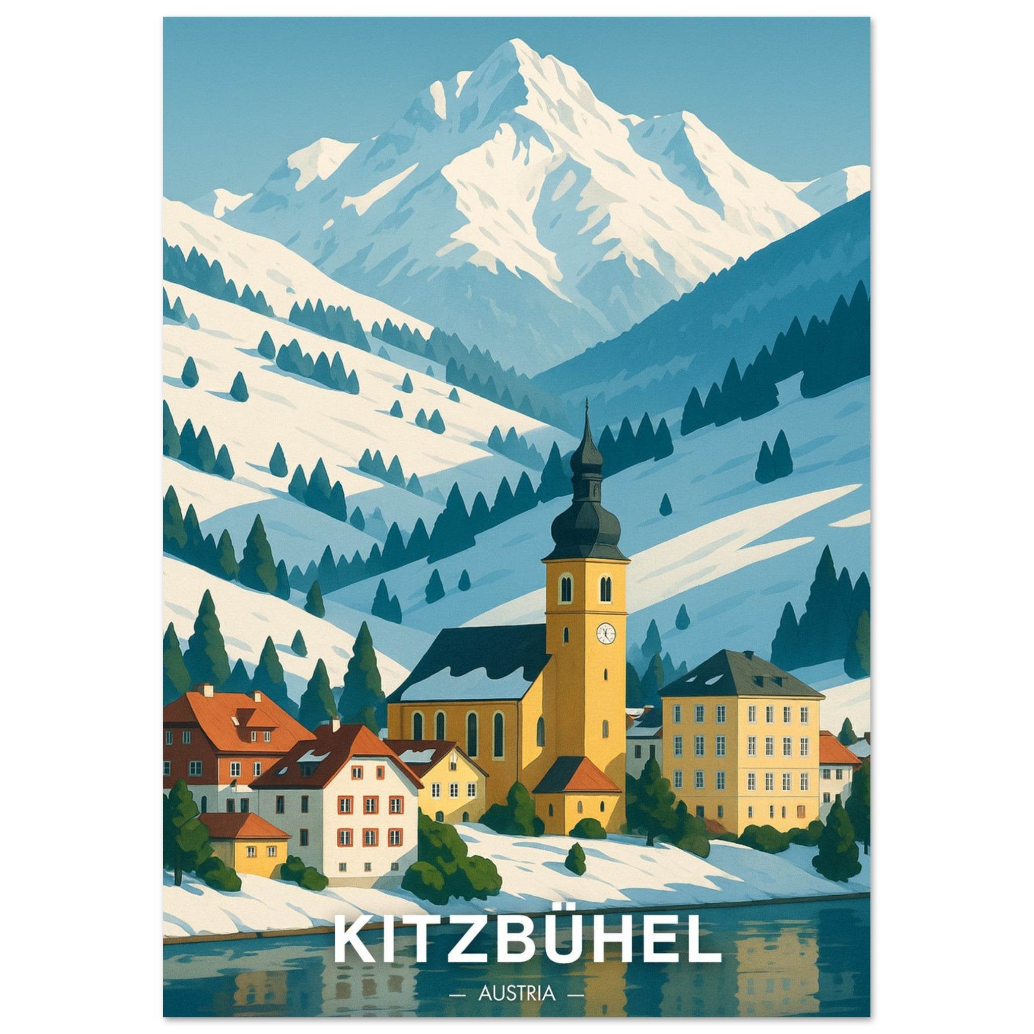 Kitzbühel Poster - Geoprints