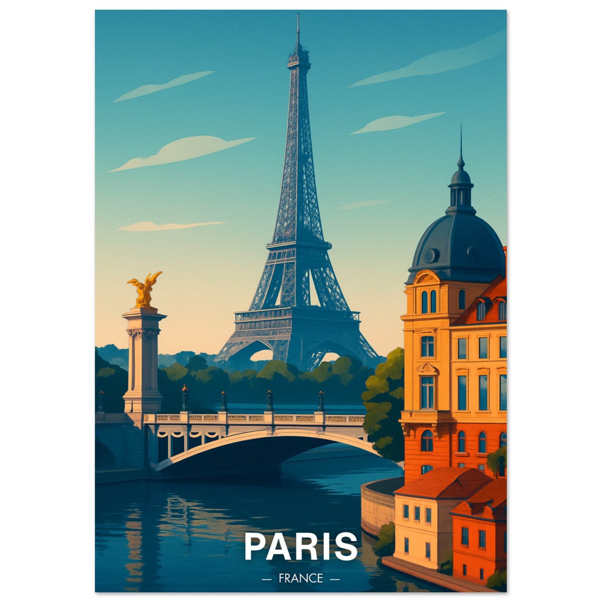 Paris Poster - Geoprints