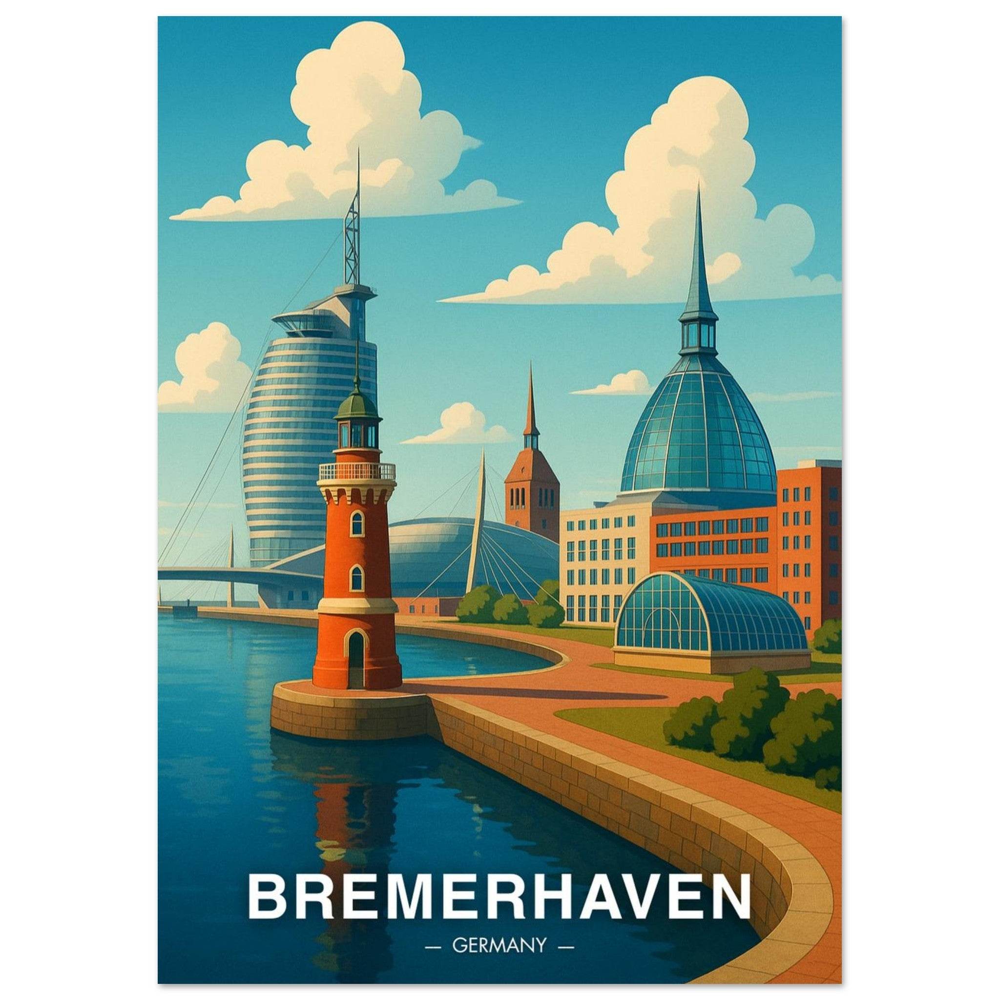Bremerhaven Poster - Geoprints