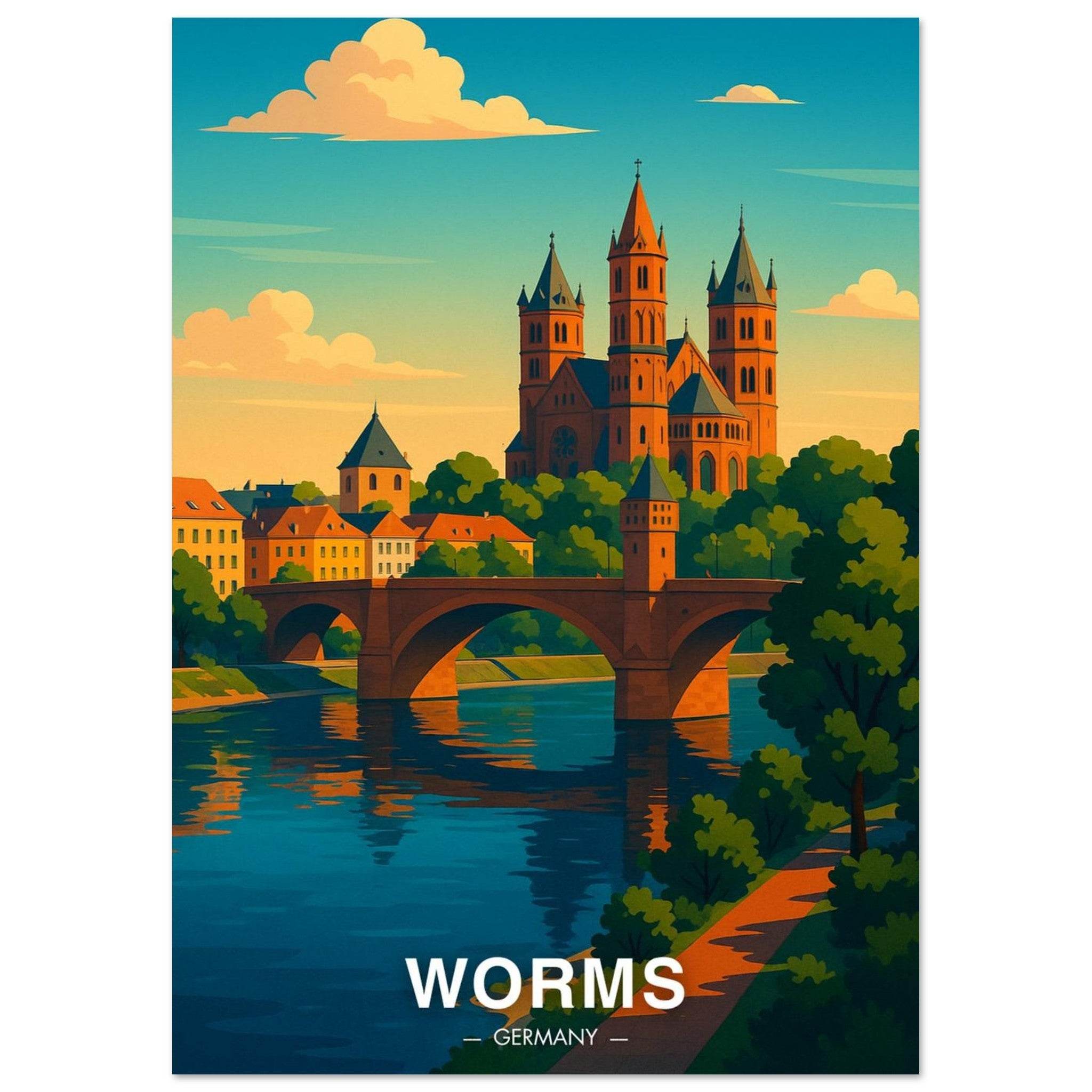 Worms Poster - Geoprints
