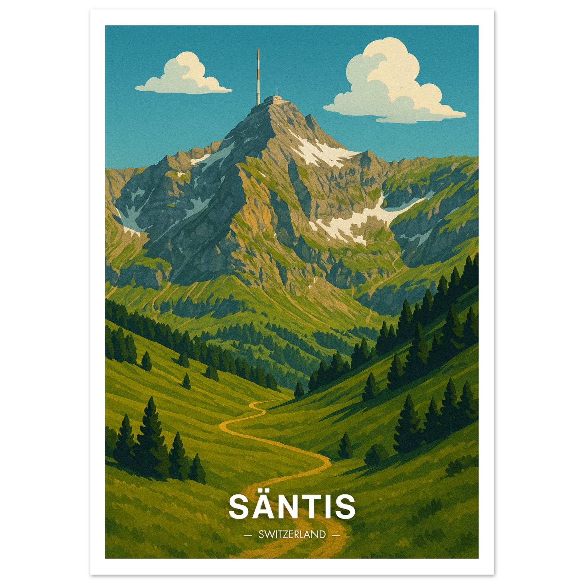 Säntis Poster - Geoprints