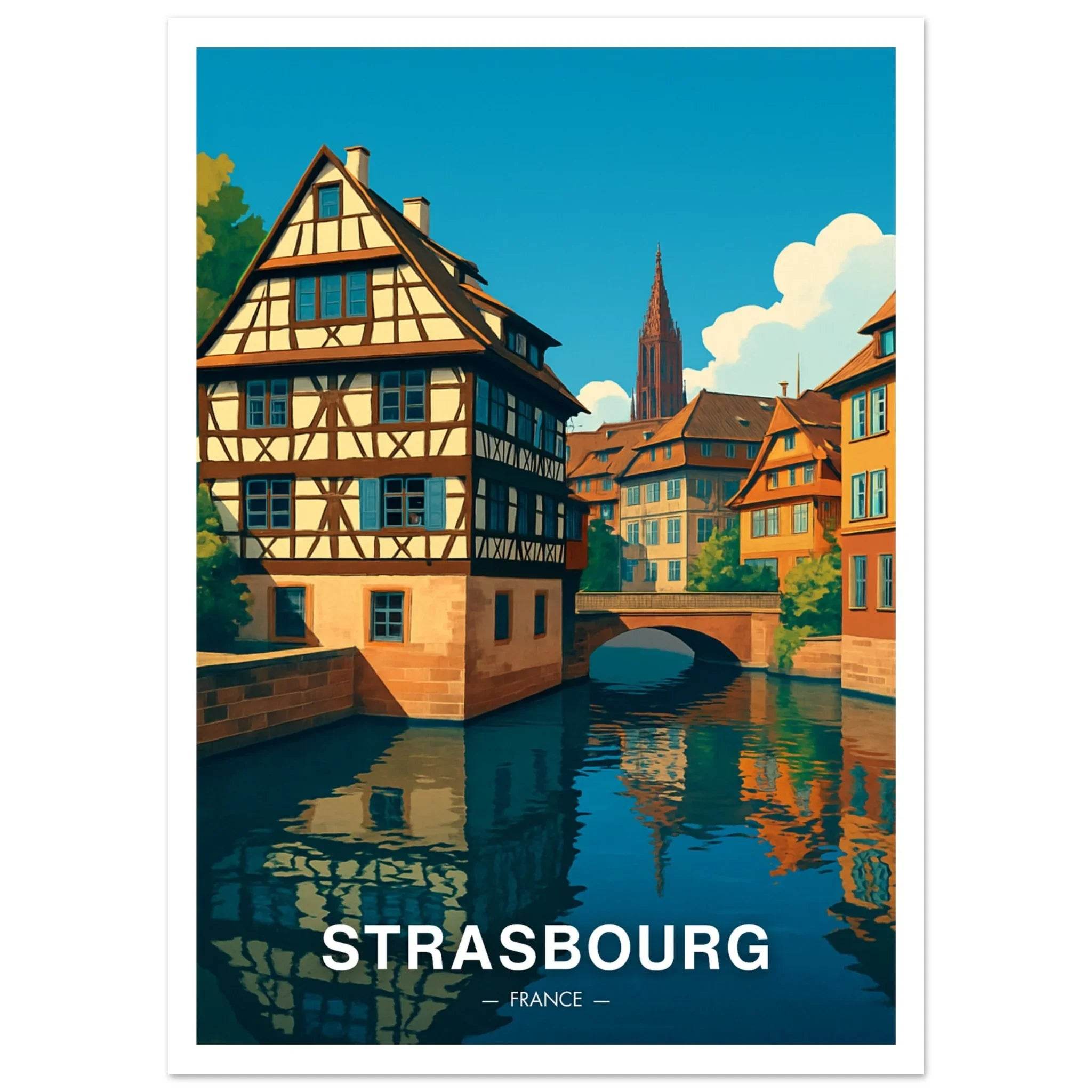 Staßburg Poster - Geoprints