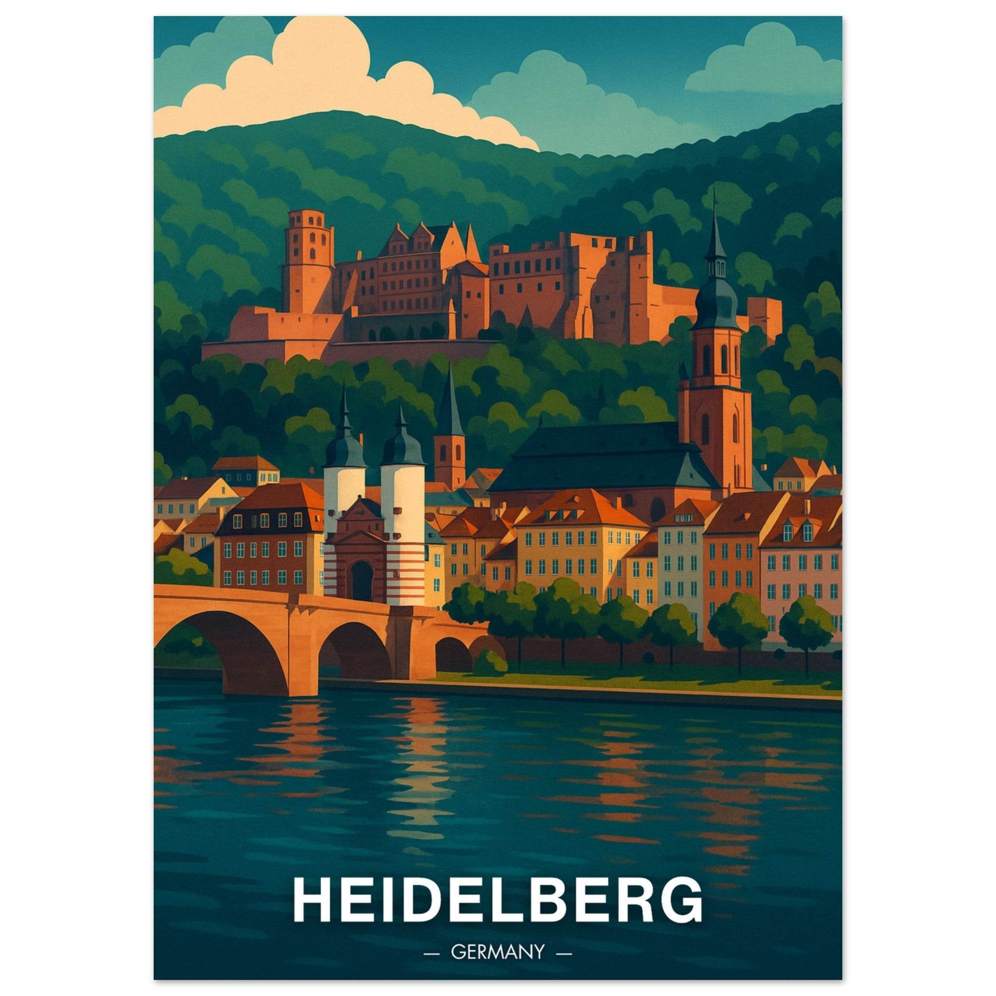 Heidelberg Poster - Geoprints