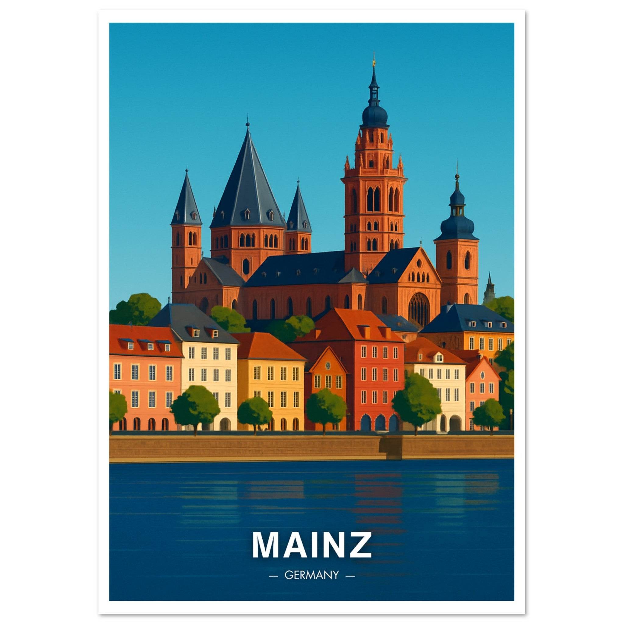 Mainz Poster - Geoprints