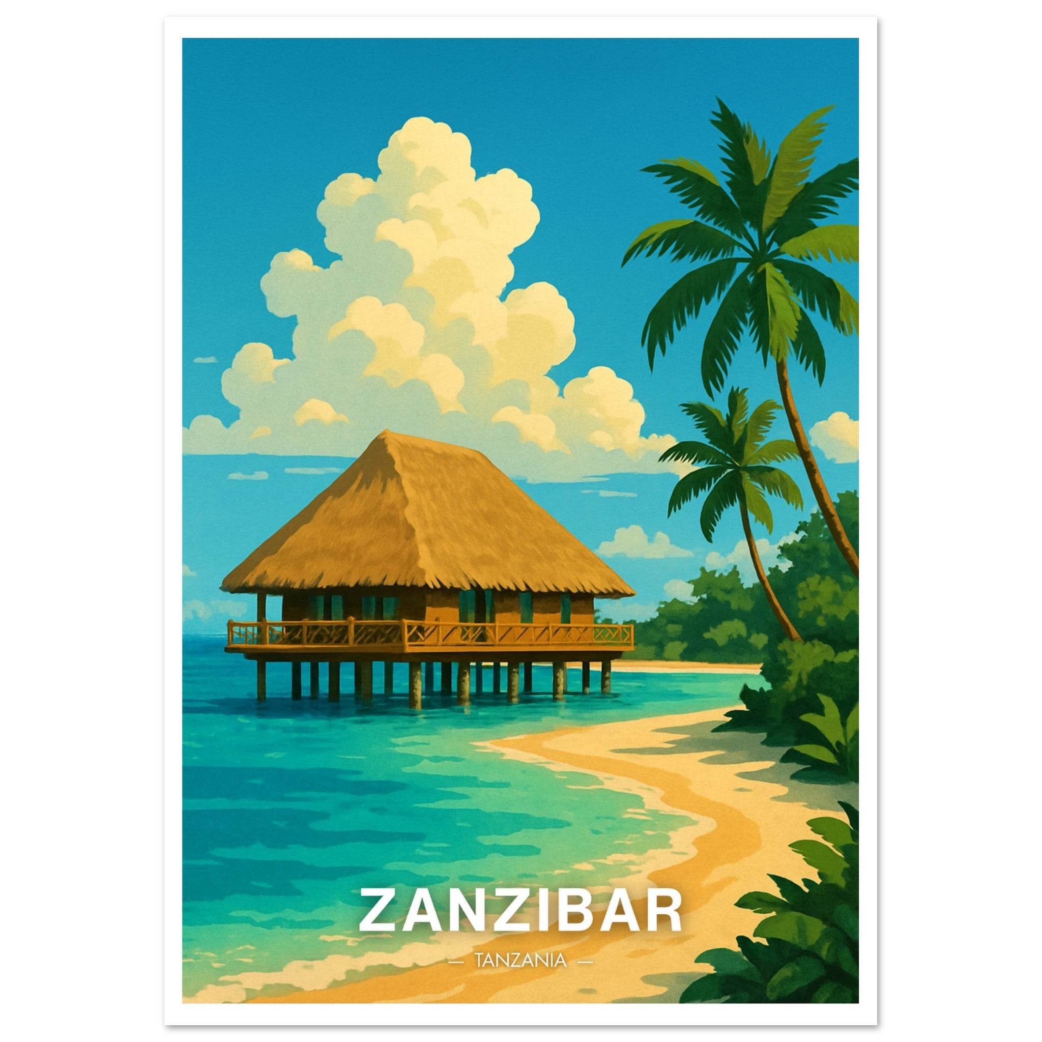 Zanzibar Poster - Geoprints