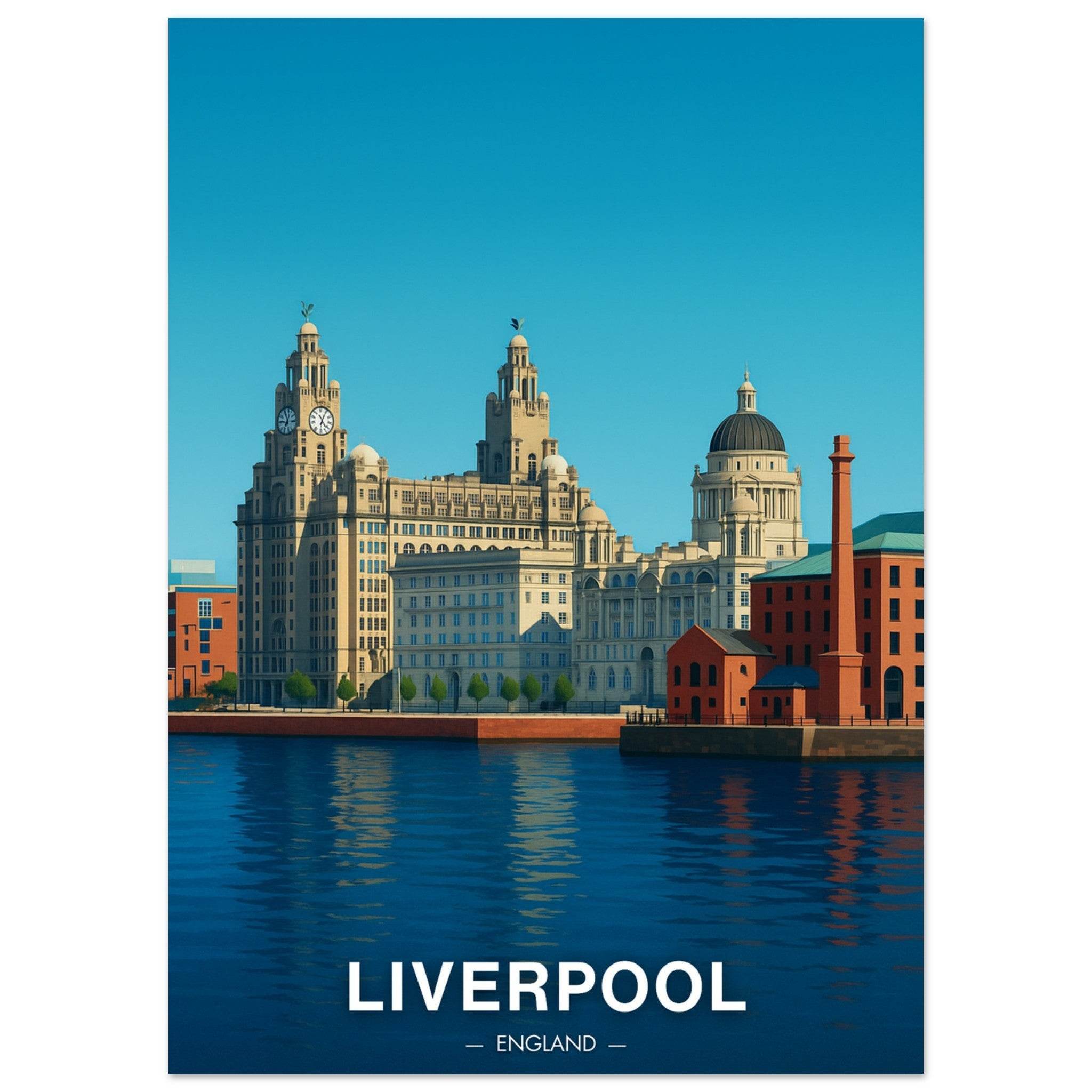Liverpool Poster - Geoprints