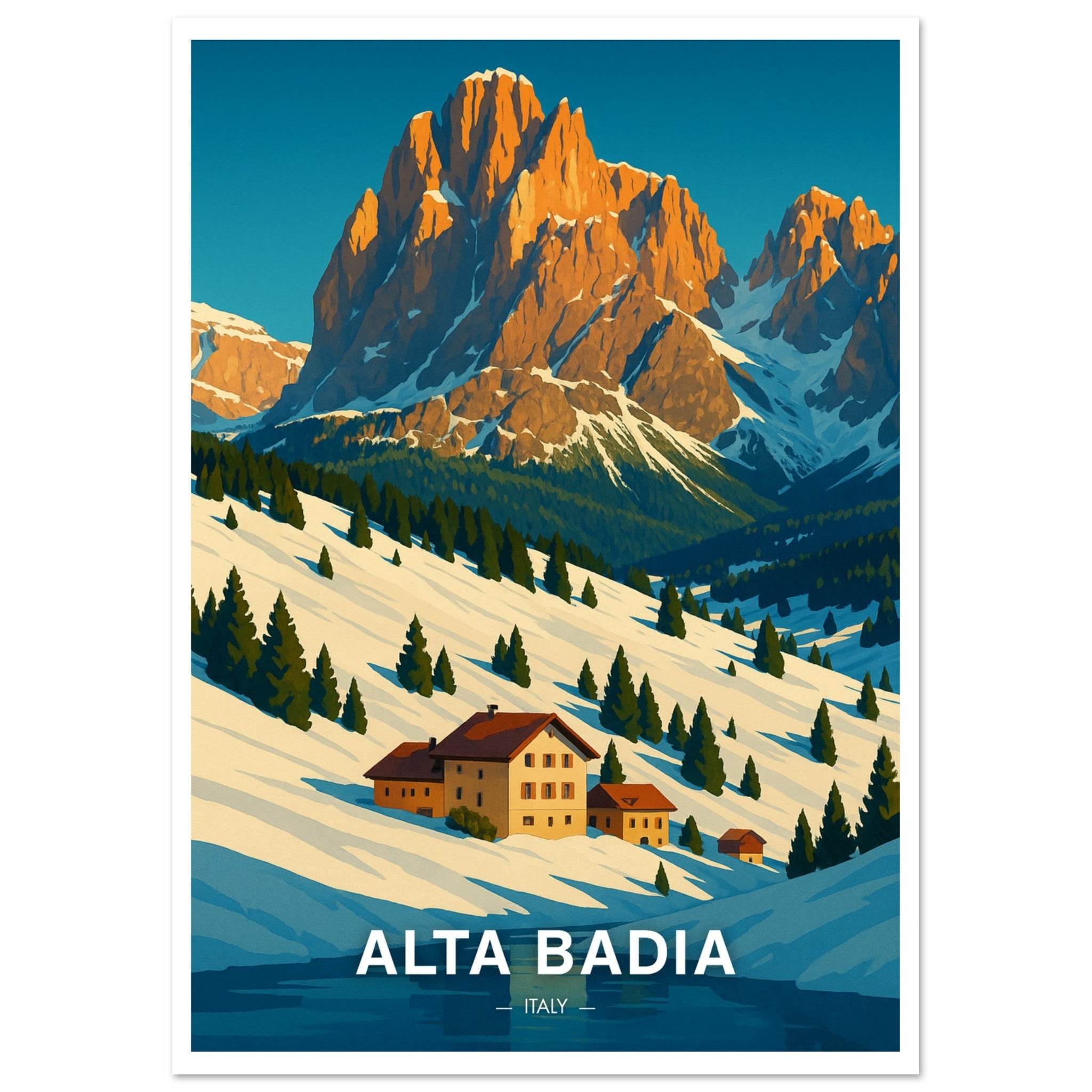 Alta Badia Poster - Geoprints