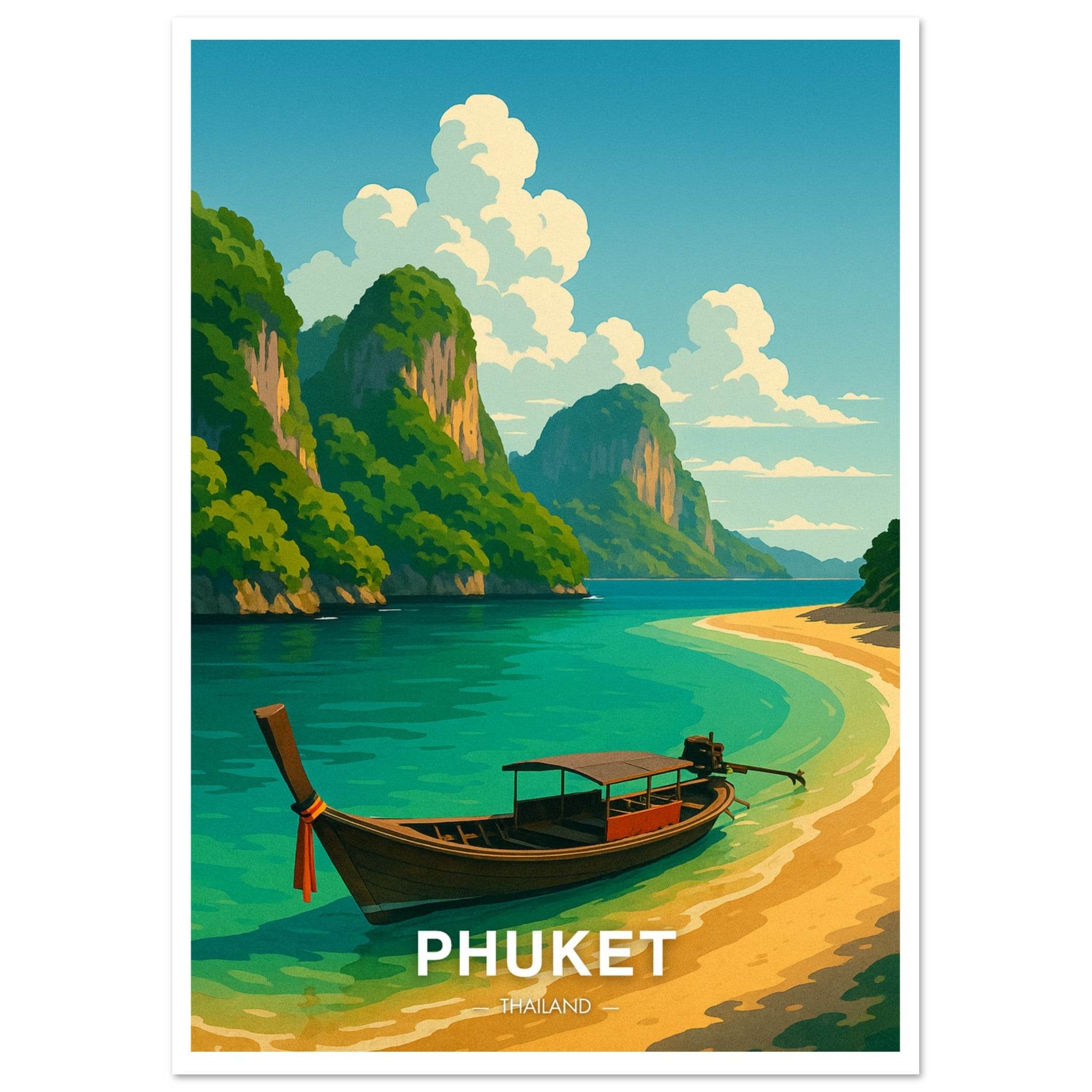 Phuket Poster - Geoprints