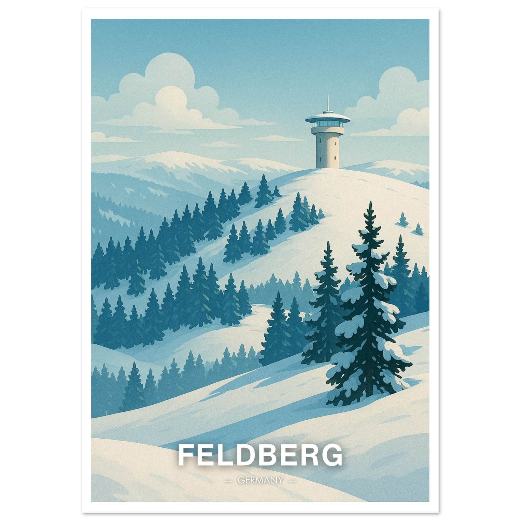 Feldberg Poster - Geoprints