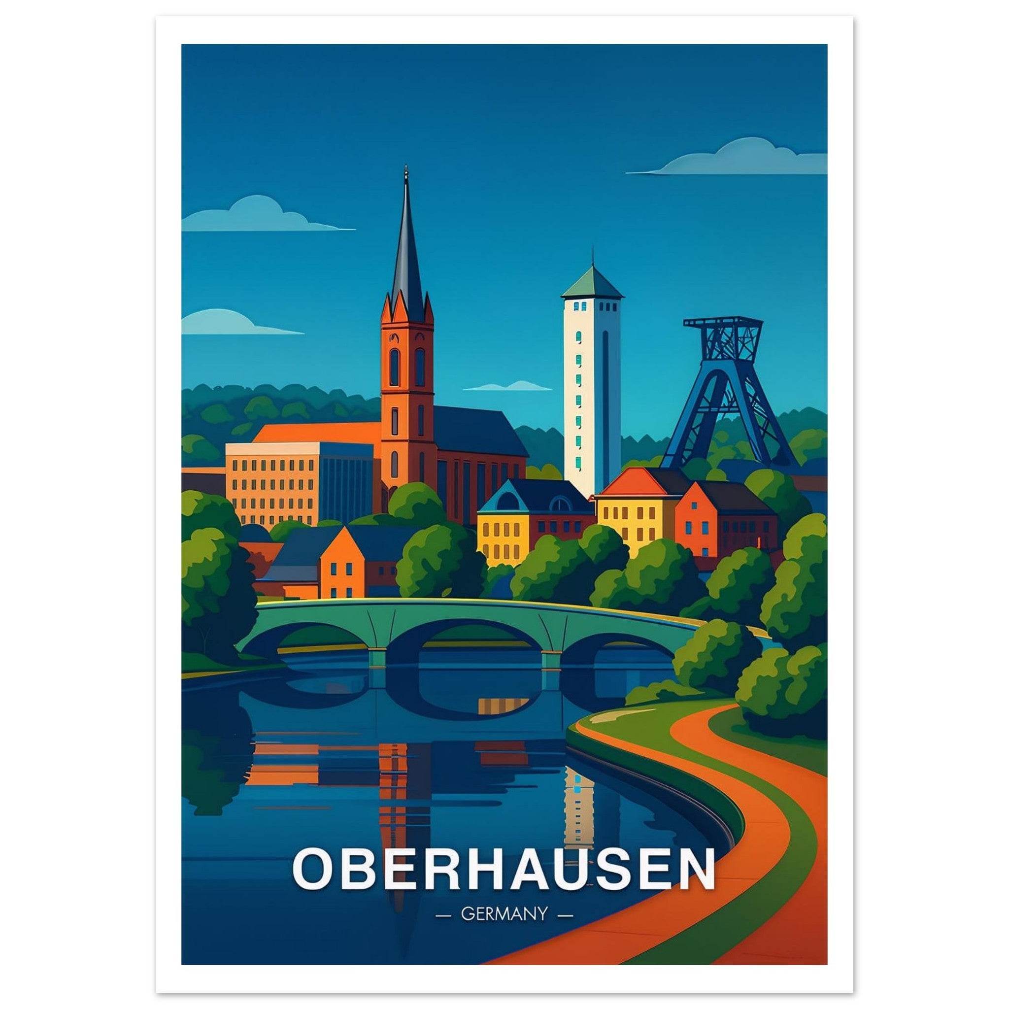 Oberhausen Poster - Geoprints