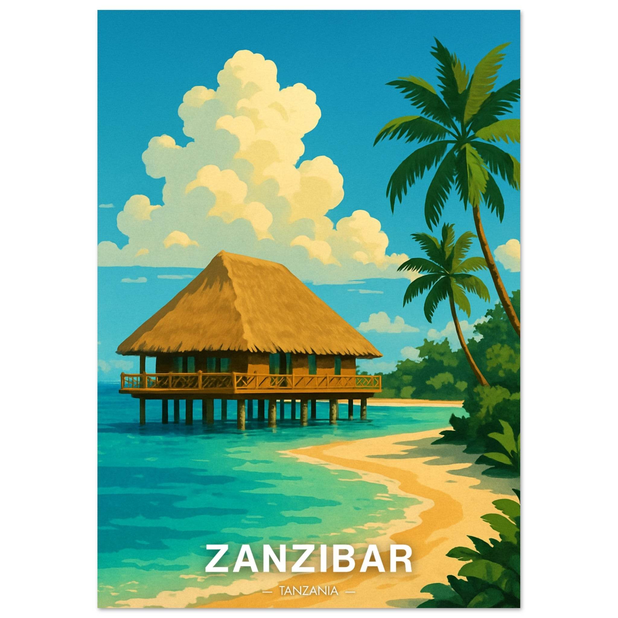 Zanzibar Poster - Geoprints