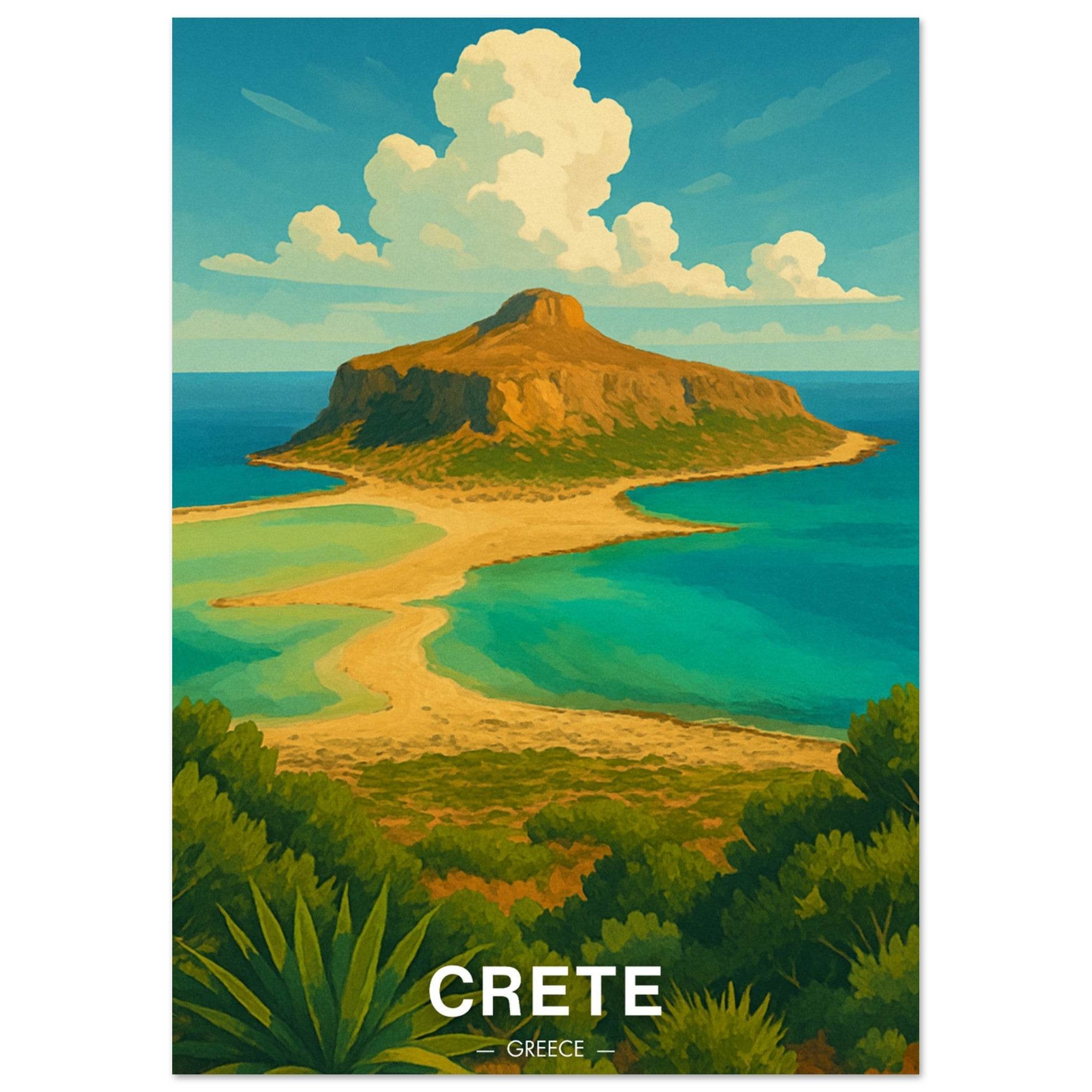 Kreta Poster - Geoprints