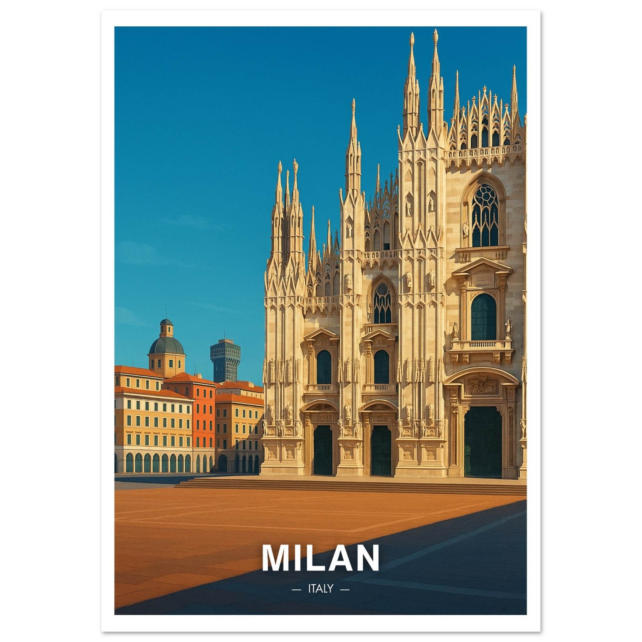 Milan Poster - Geoprints