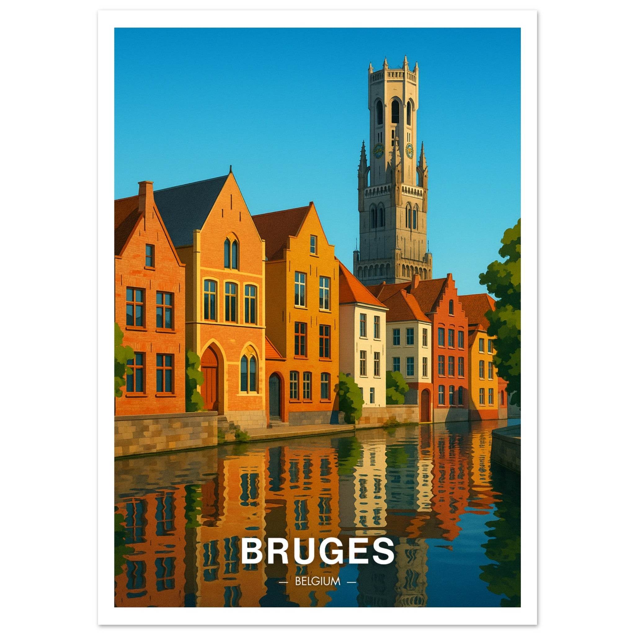 Brügge Poster - Geoprints